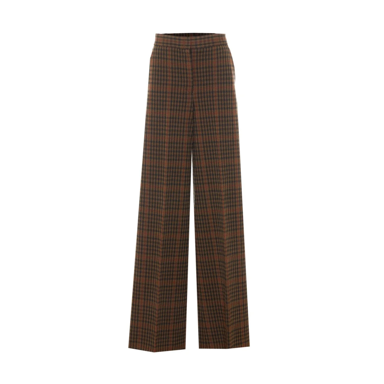 Max Mara Women Emiro Prince Of Wales Jersey Loose-Fitting Trousers - 1