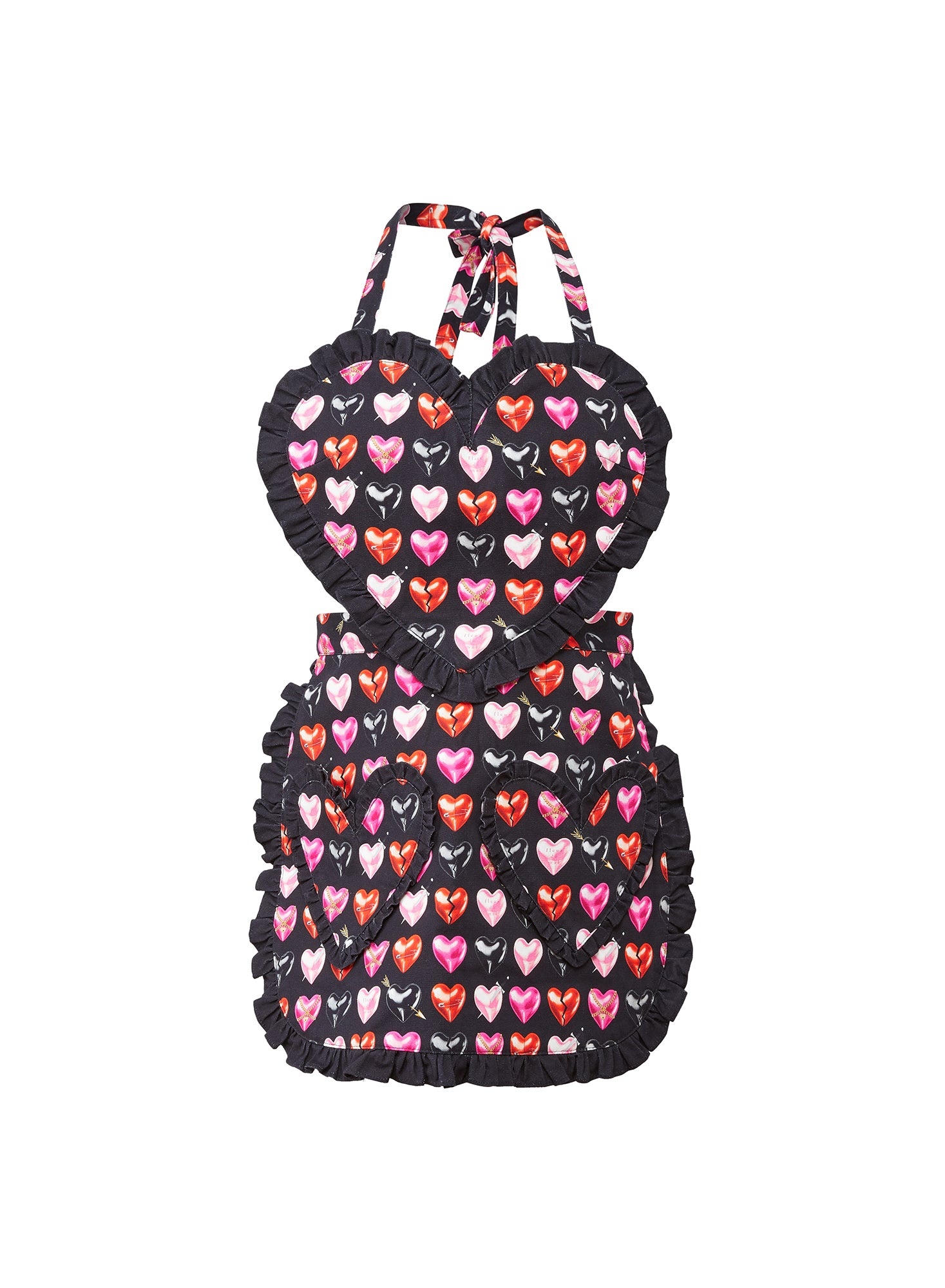 Ruffle Heart Apron - 4