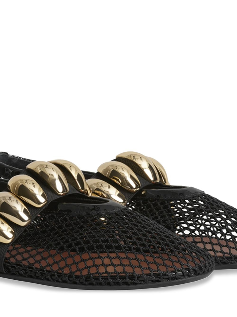 jewel-embellished ballet flats - 2