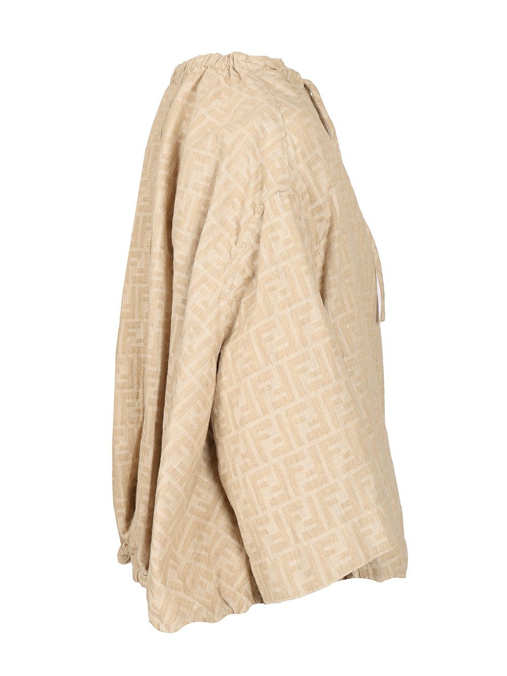 Ff Chambray Jacket Jackets Beige - 3