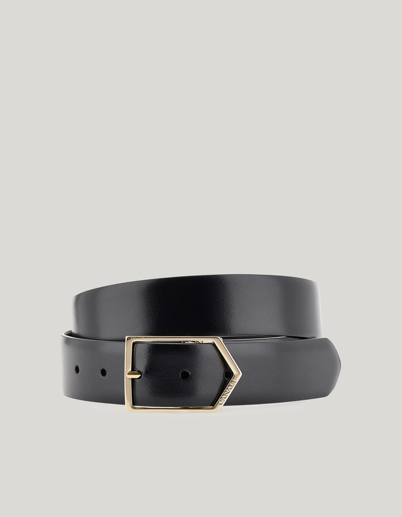 REVERSIBLE BELT IN SMOOTH BLACK CALFSKIN 1