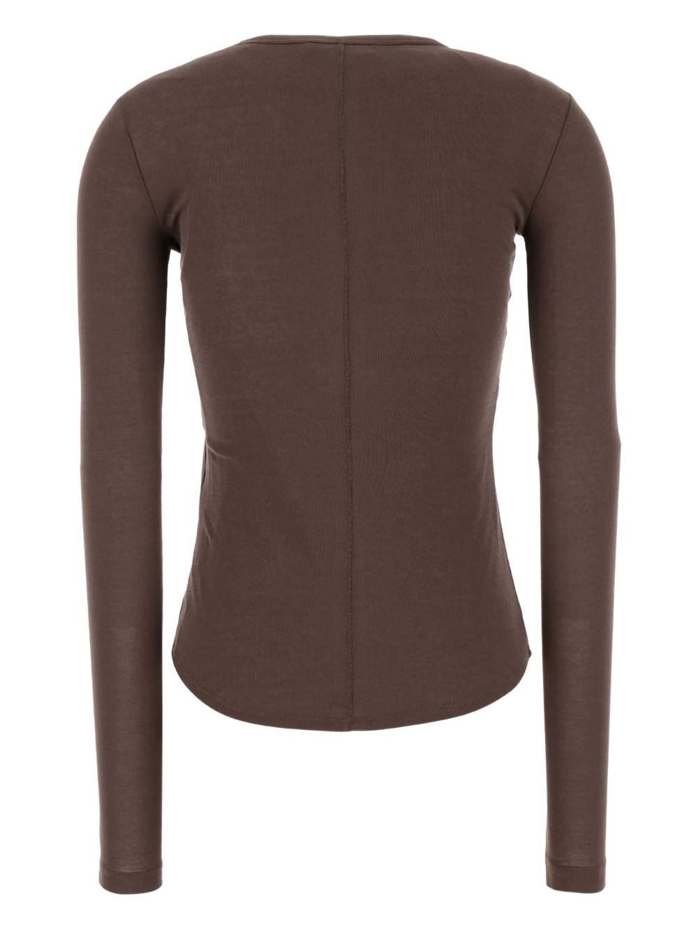 long-sleeved cotton T-shirt - 2