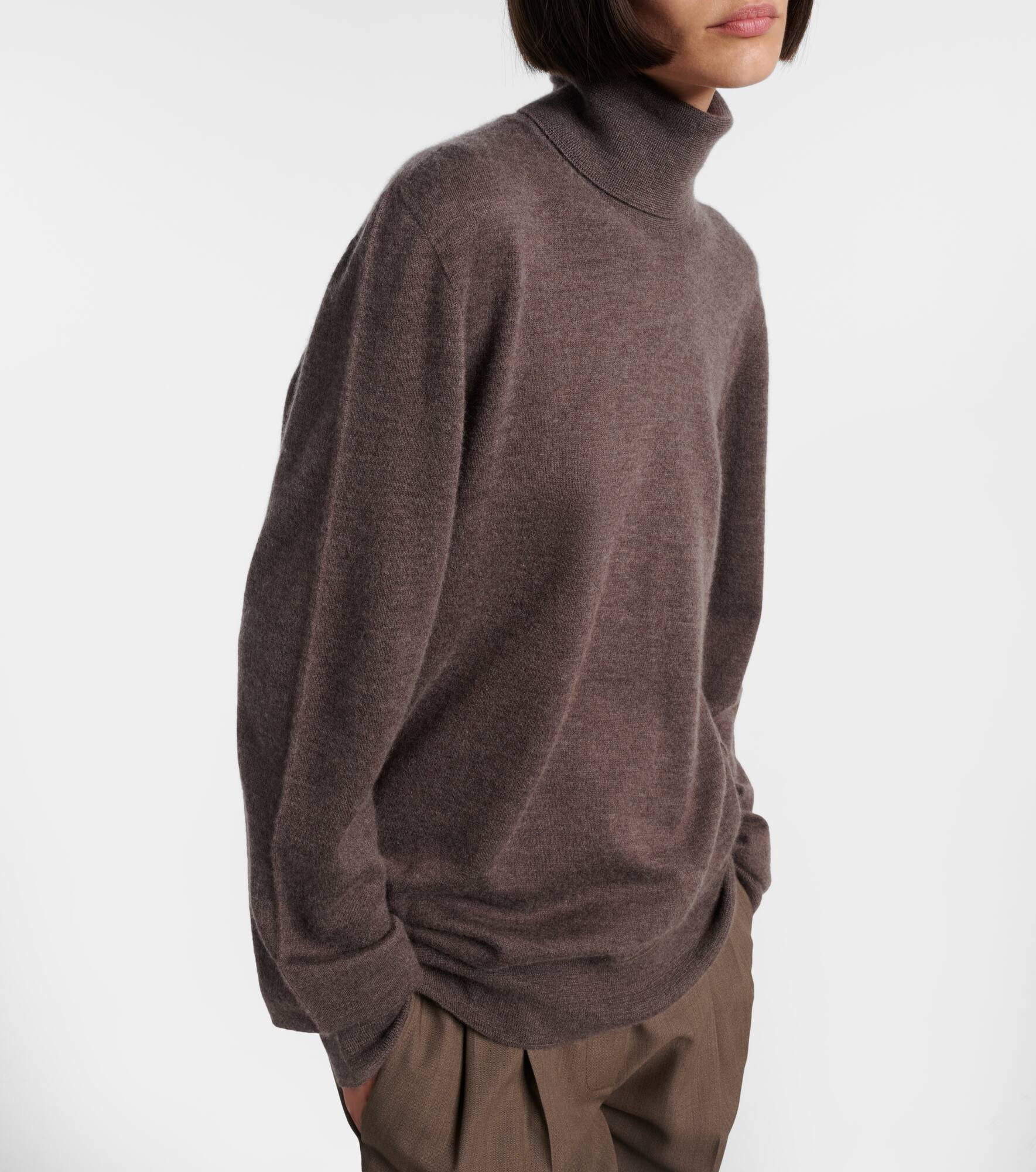 Lizzy cashmere turtleneck sweater - 6