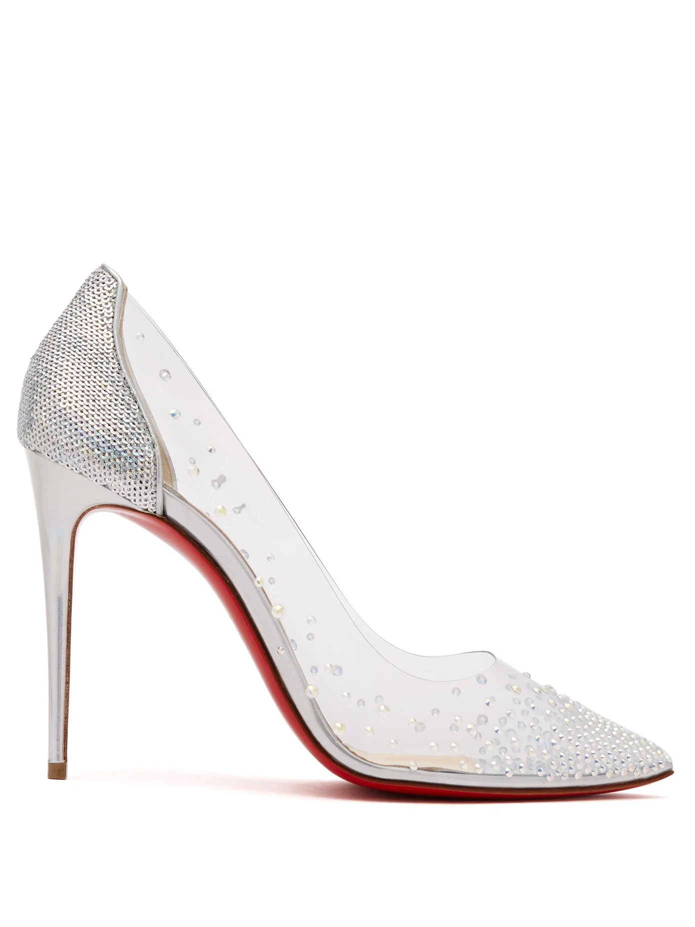 Degrastrass 100 crystal-embellished PVC pumps - 1