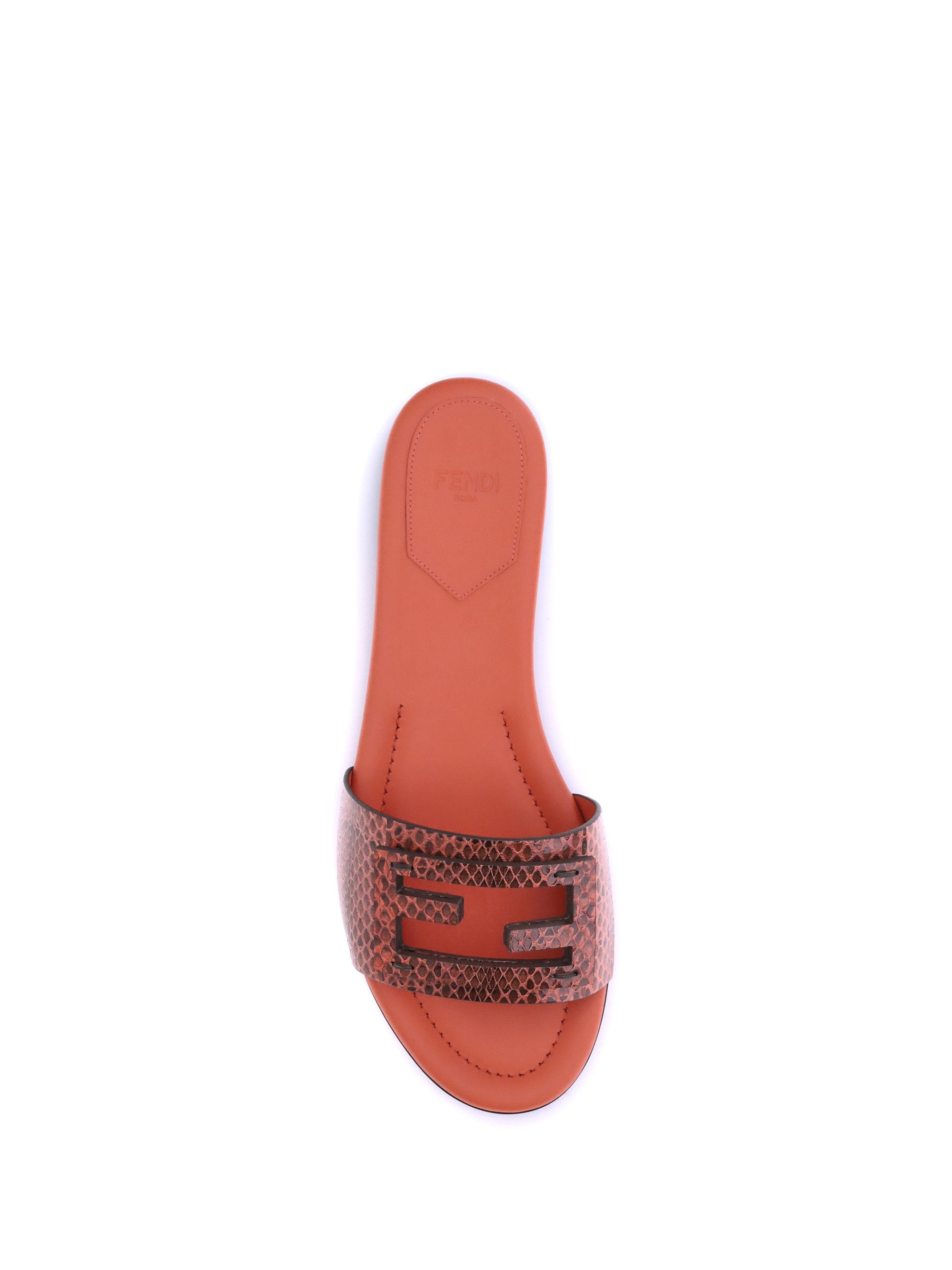Fendi Women Python Print Sandals - 4