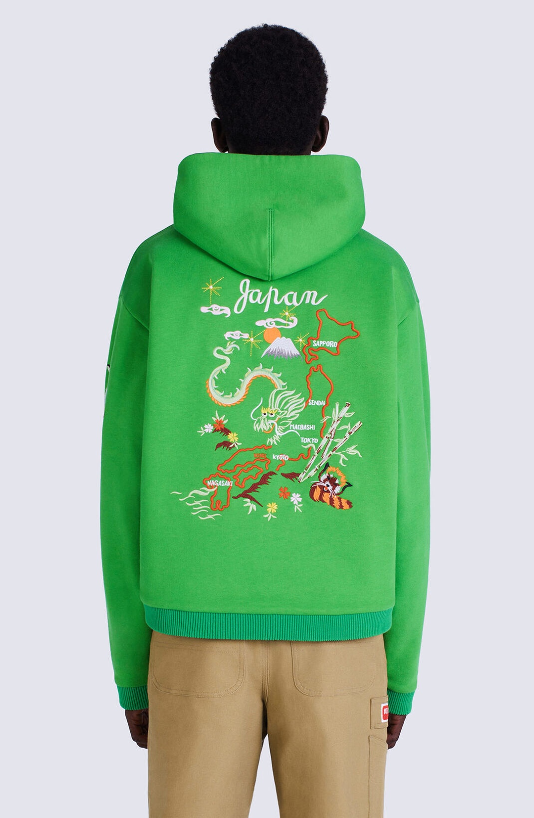 'France-Japan' reversible hooded sweatshirt - 10