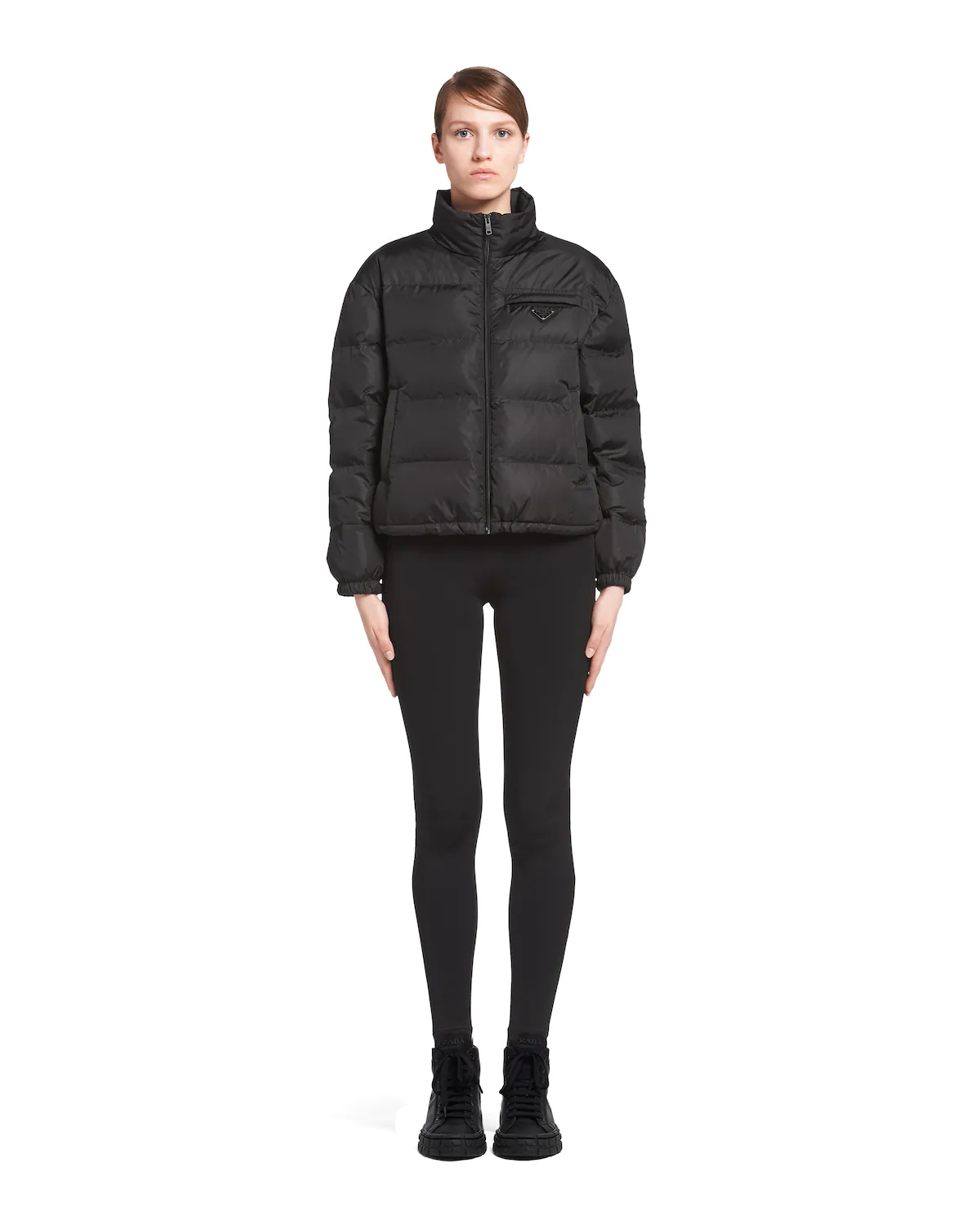 Lightweight Re-Nylon puffer jacket - 2