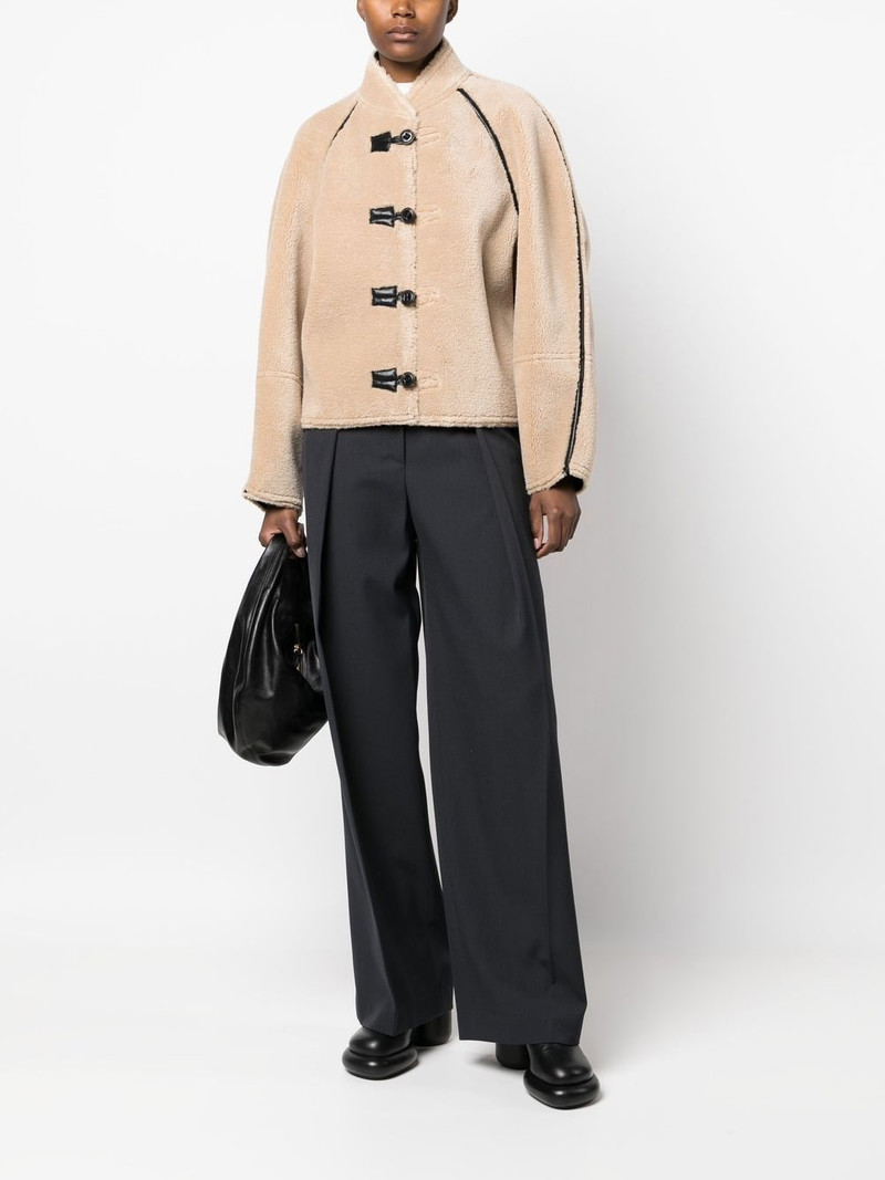 LOW CLASSIC pleated high-waisted trousers outlook