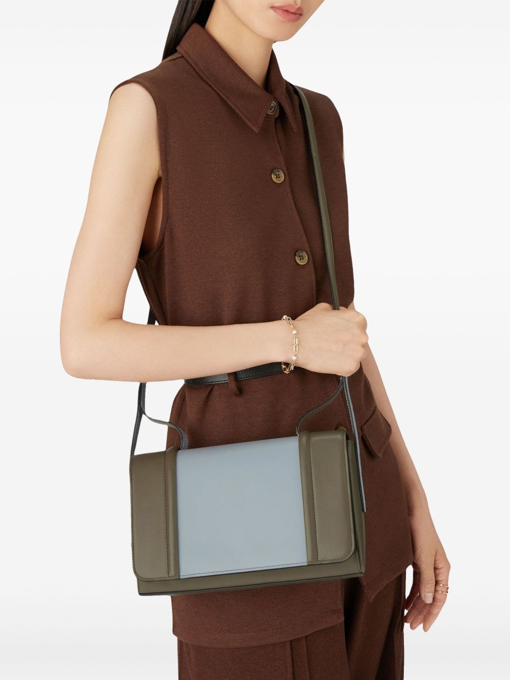 two-tone crossbody bag - 3