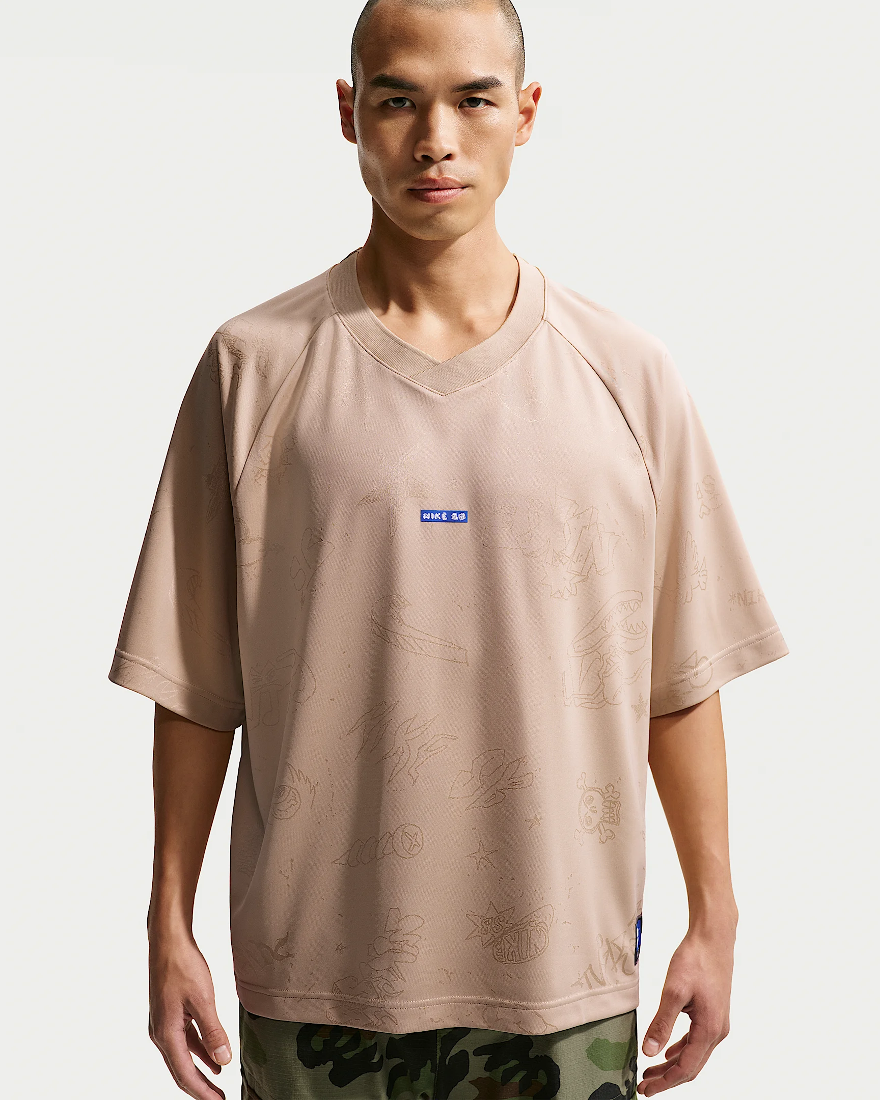Nike SB Jacquard Skate Jersey Top - 1