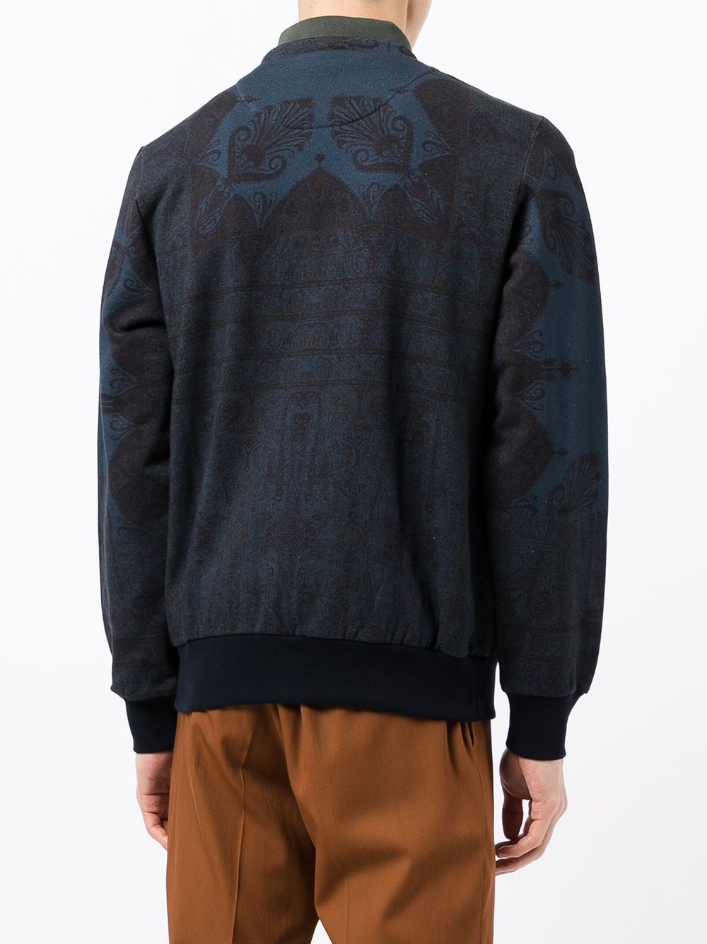 paisley-print sweatshirt - 4