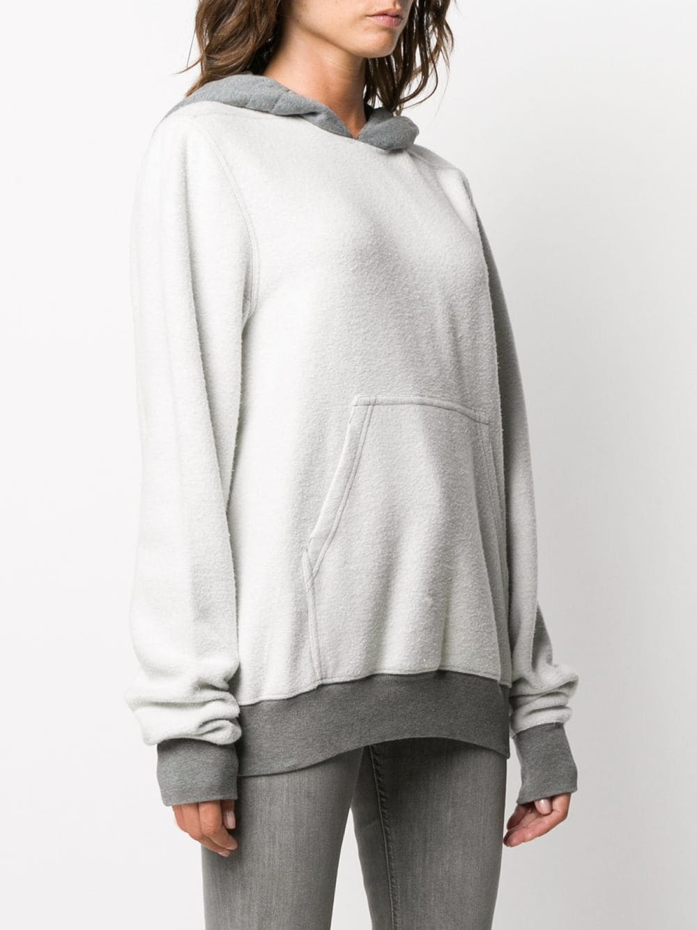 loose layered jumper with backwards drawstring - 3