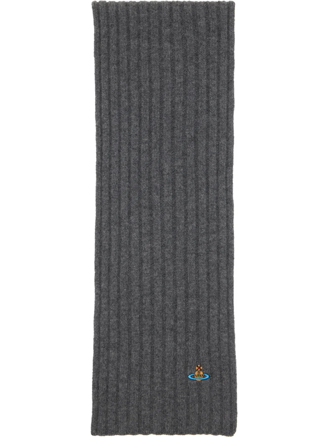 Gray Cashmere Scarf - 1