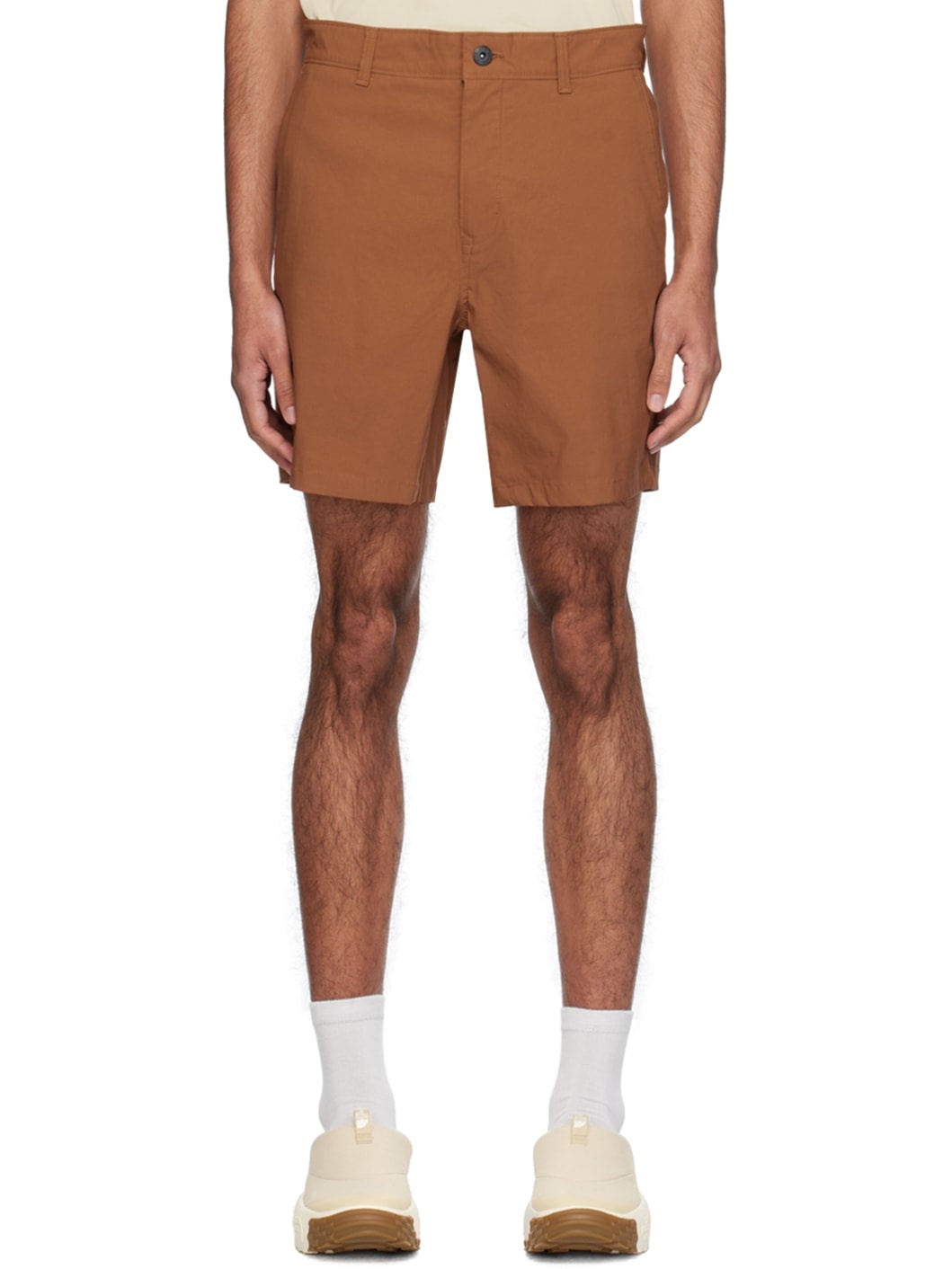 Brown Sprag Shorts - 1