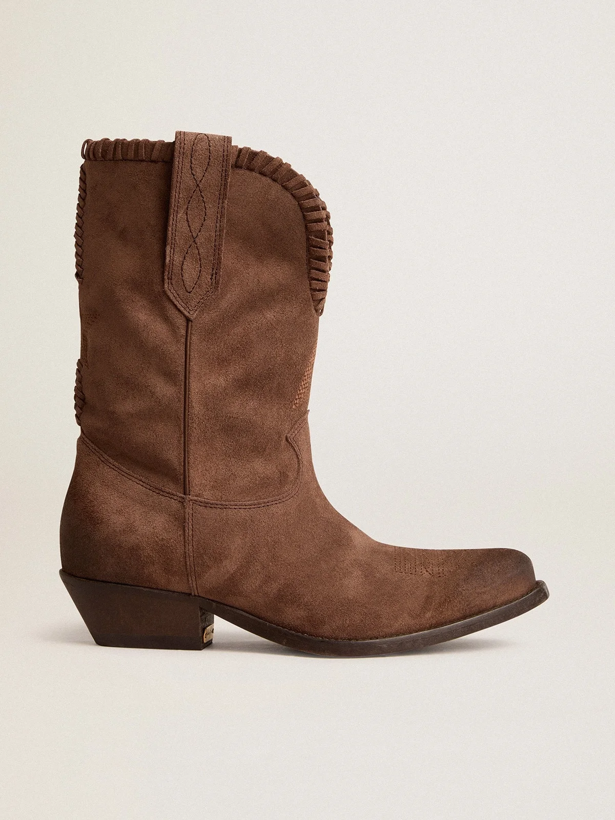 Low Women’s boots in dark brown washed suede - 1