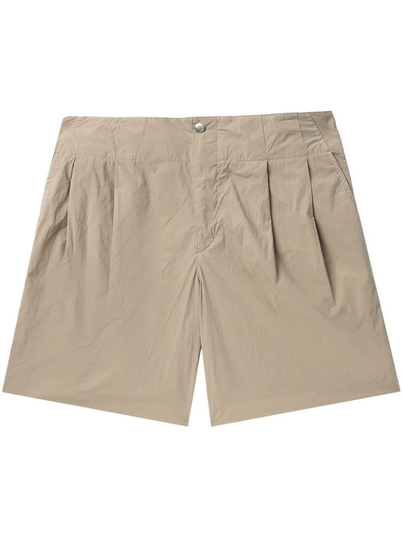 pleated tailored shorts 1