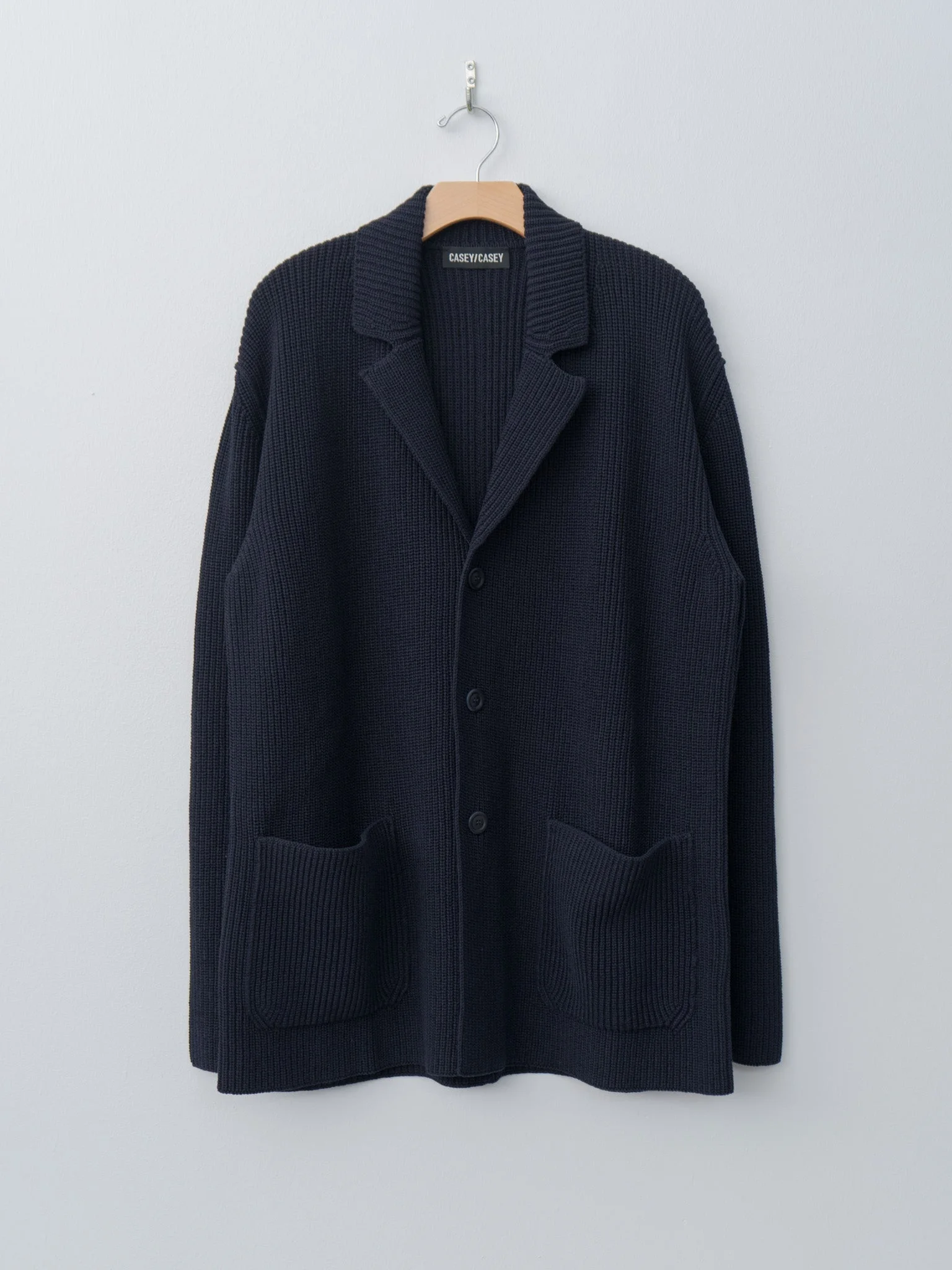 Pannocchia Jacket CREPE COT - Navy - 1