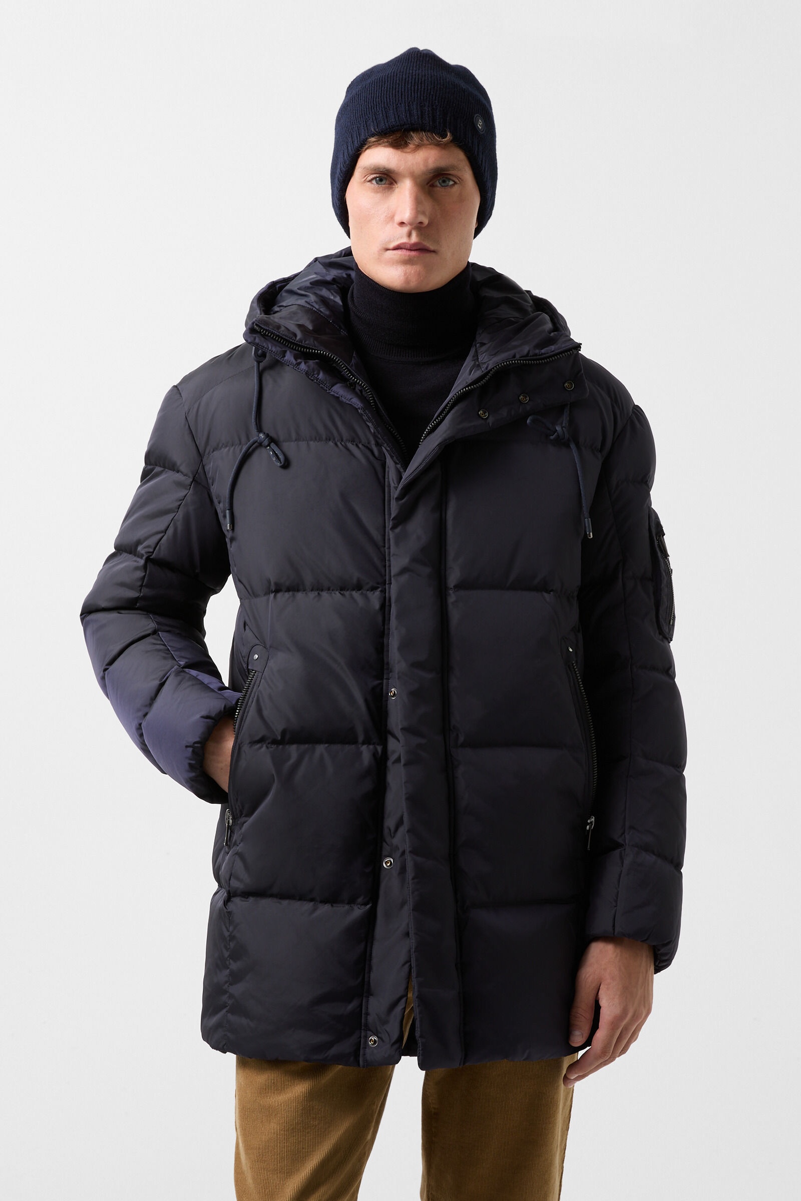 Jones Down jacket in Navy blue - 1