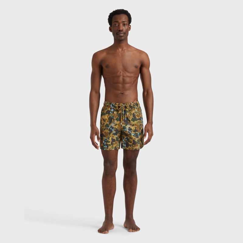 Vilebrequin Men Swim Trunks Camo Splash - VBQ x Palm Angels outlook