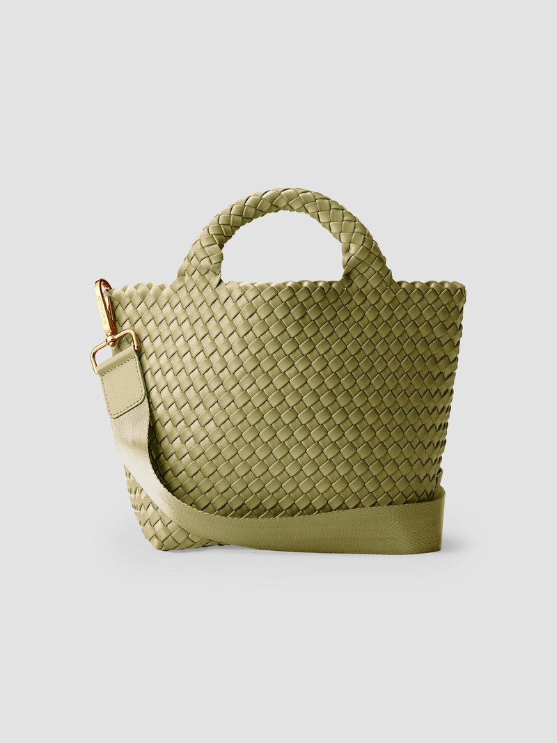 Women's St. Barths Small Tote Bag - Bottle Green 1