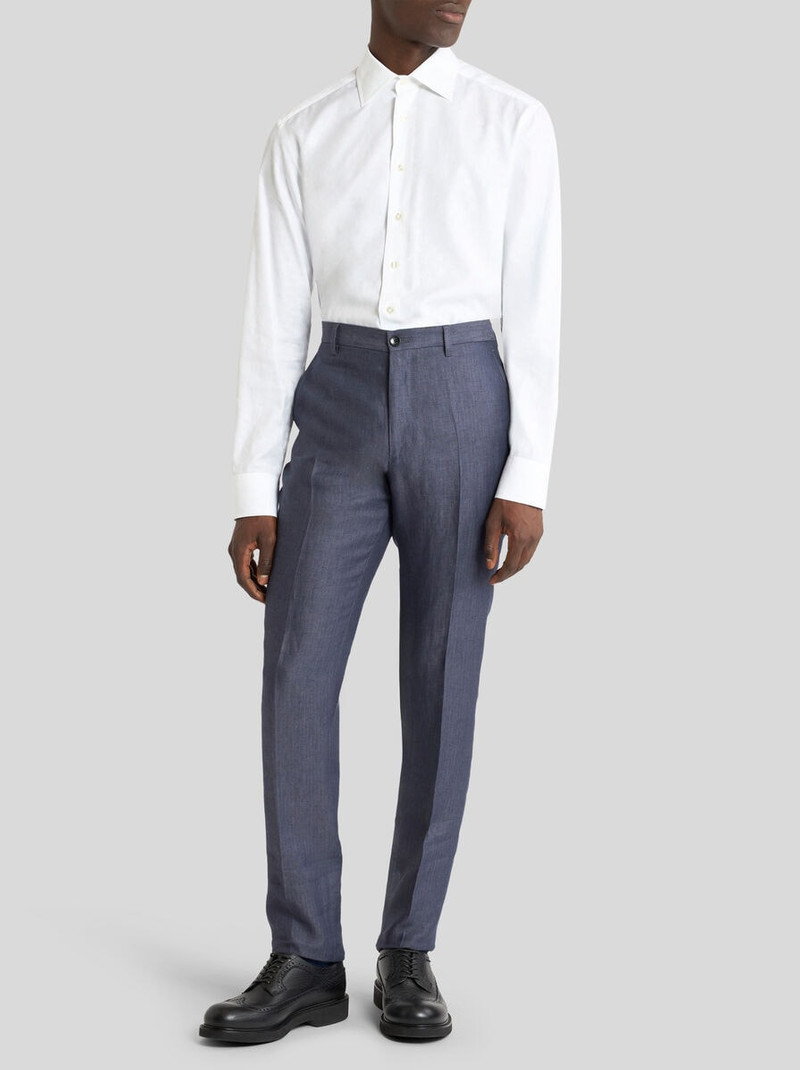 Etro COTTON-BLEND FIL COUPÉ SHIRT WITH MICRO PAISLEY MOTIF outlook