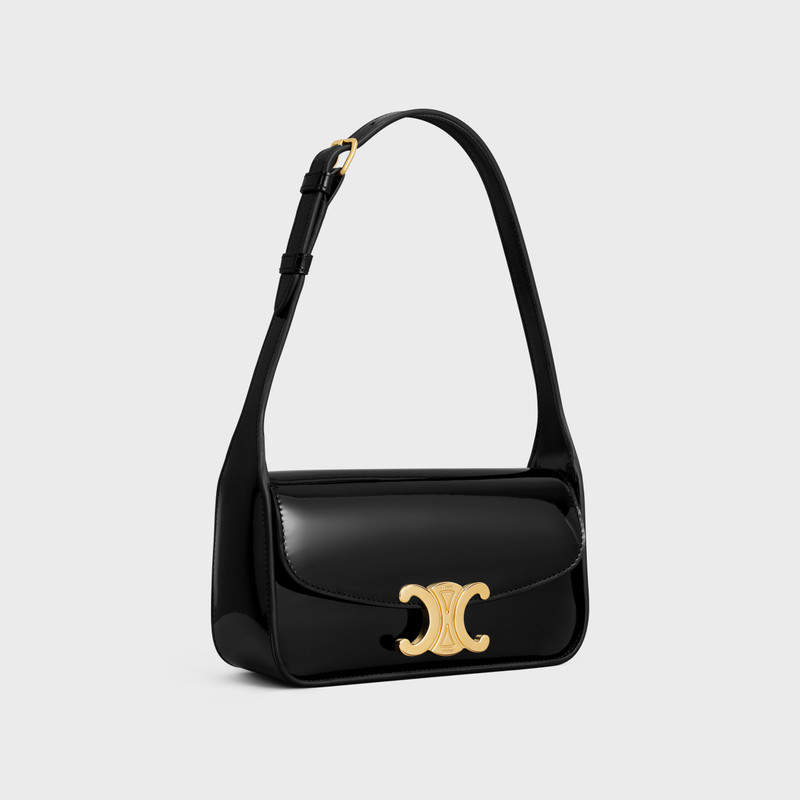 CELINE SHOULDER BAG TERENCE in PATENT CALFSKIN outlook