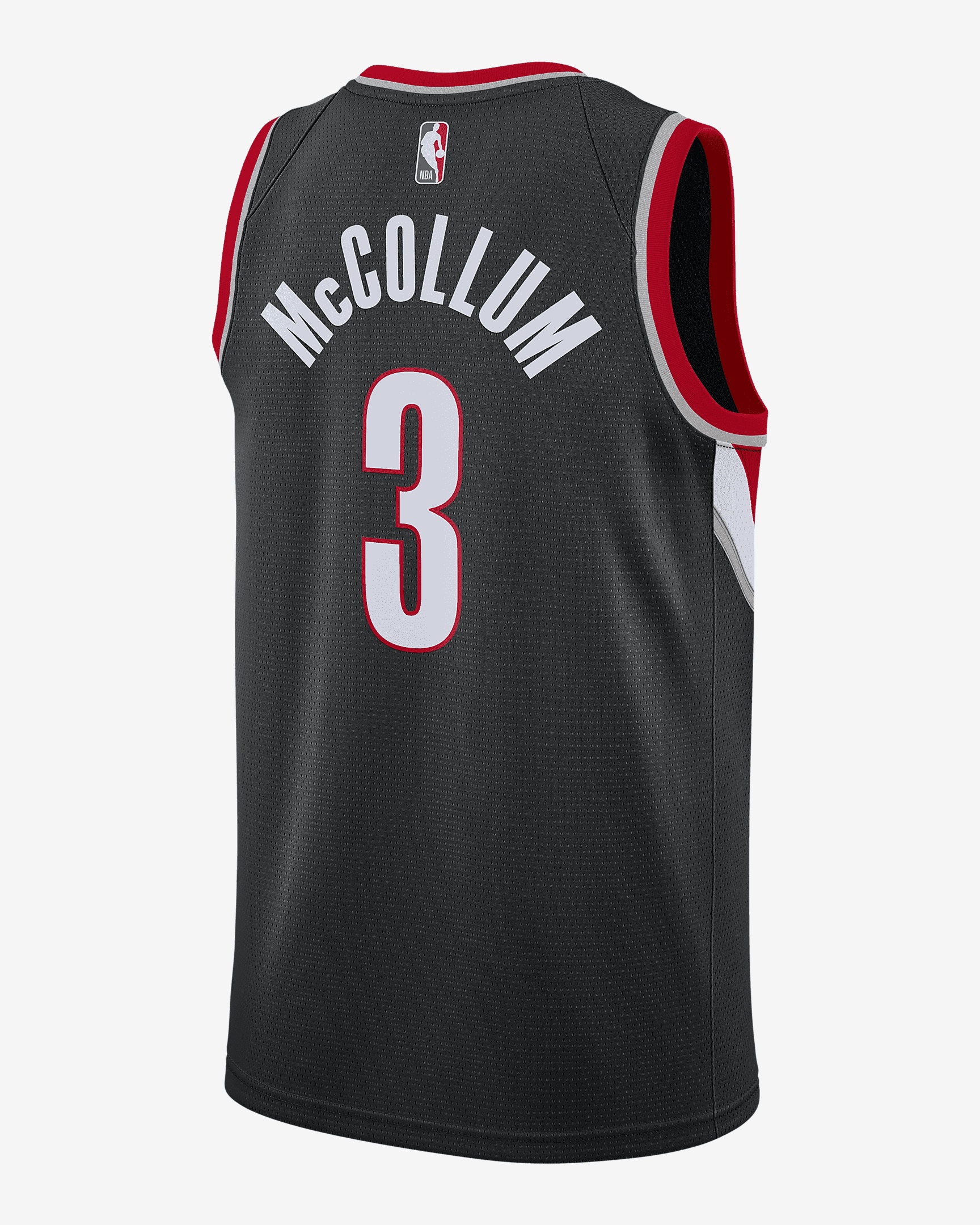 C.J. McCollum Trail Blazers Icon Edition 2020 Nike Men's NBA Swingman Jersey - 2