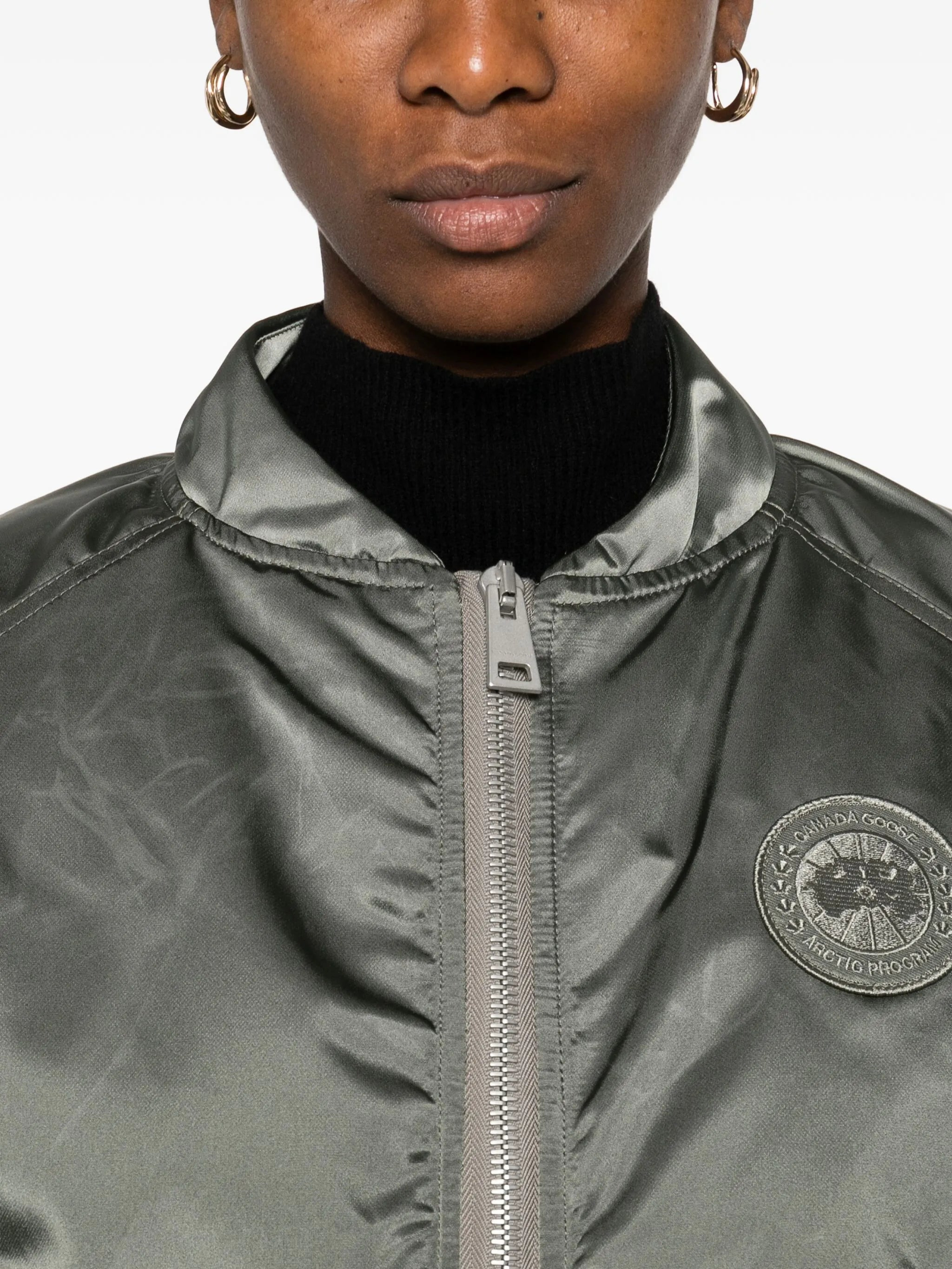 zip-up bomber jacket - 5
