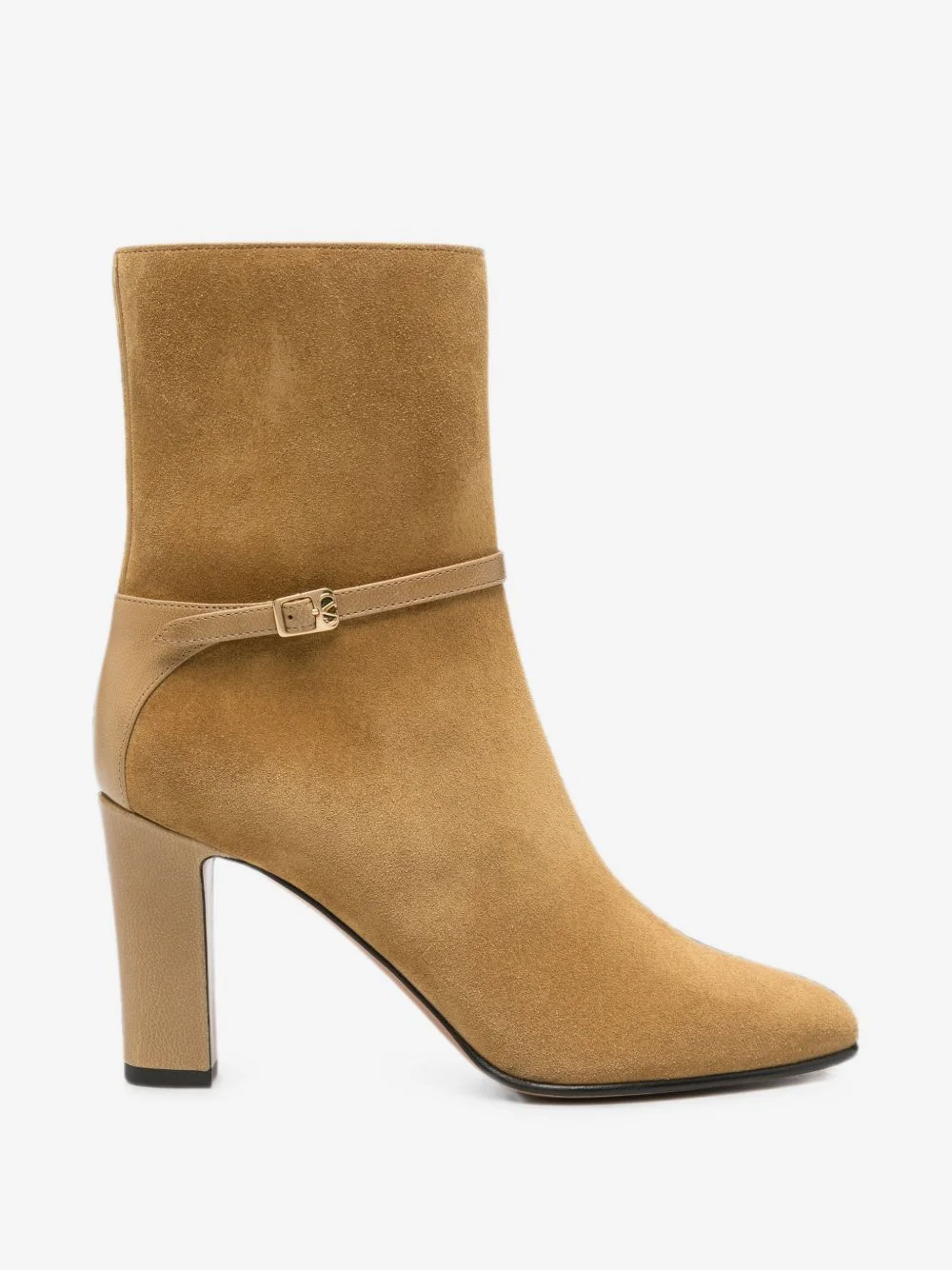 VLogo buckle-strap boots - 1