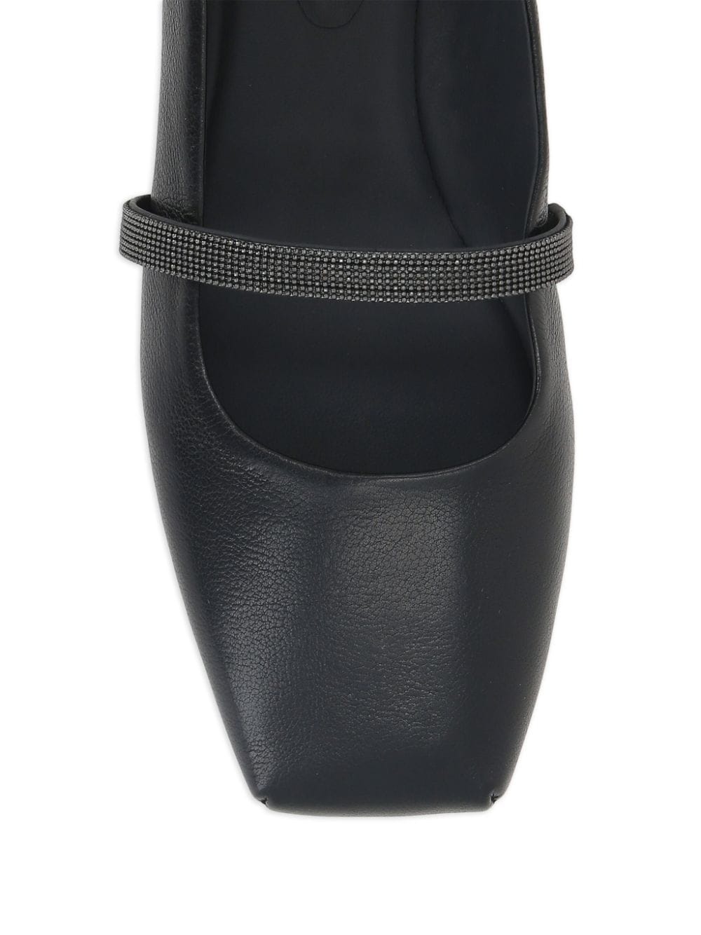square-toe ballerina shoes - 4