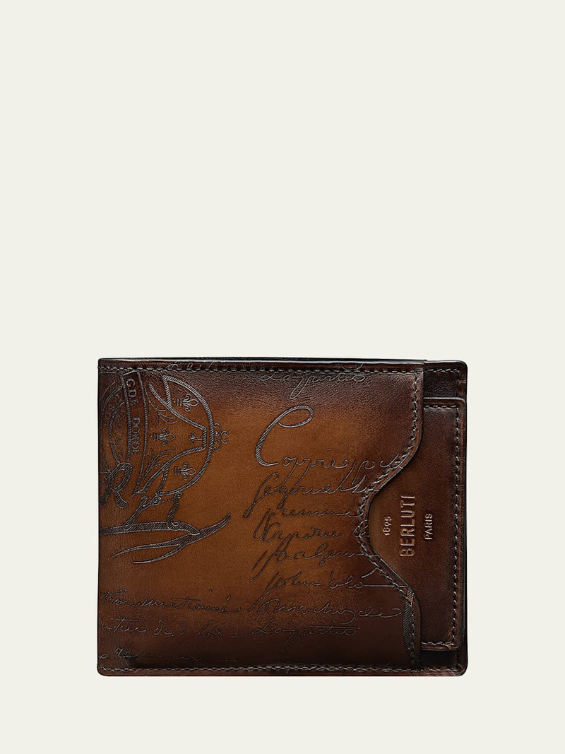 Men's Makore 2-in-1 Scritto Leather Bifold Wallet 1