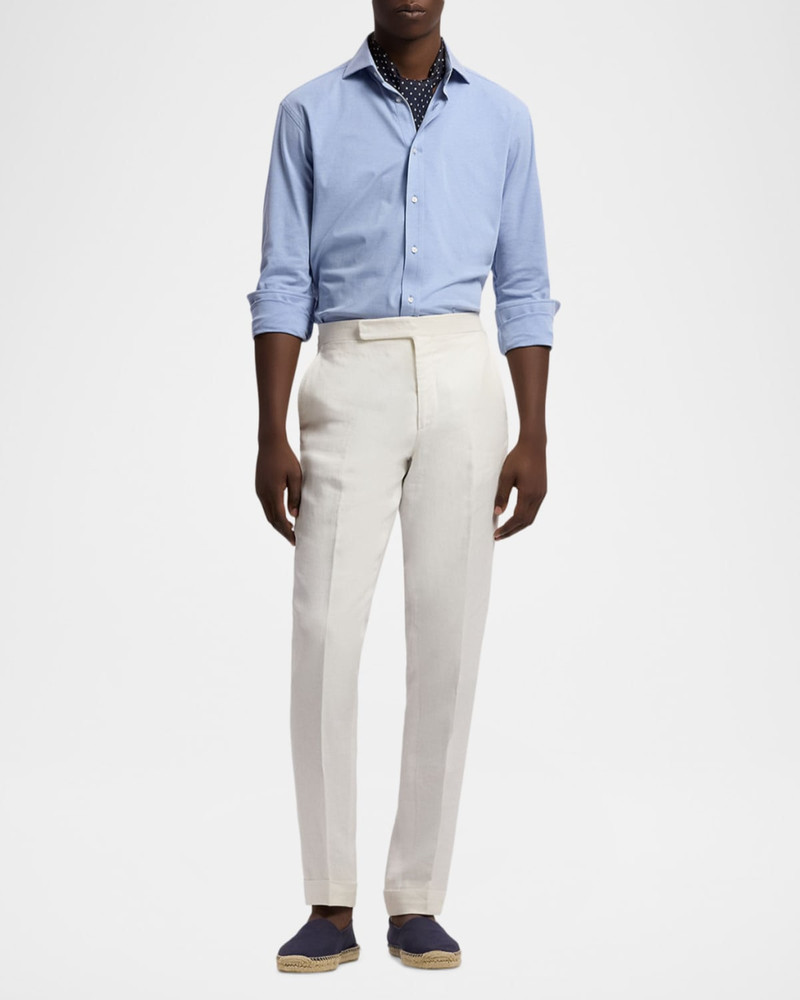 Ralph Lauren Men's Cotton Blend Knit Flex Button-Down Shirt outlook