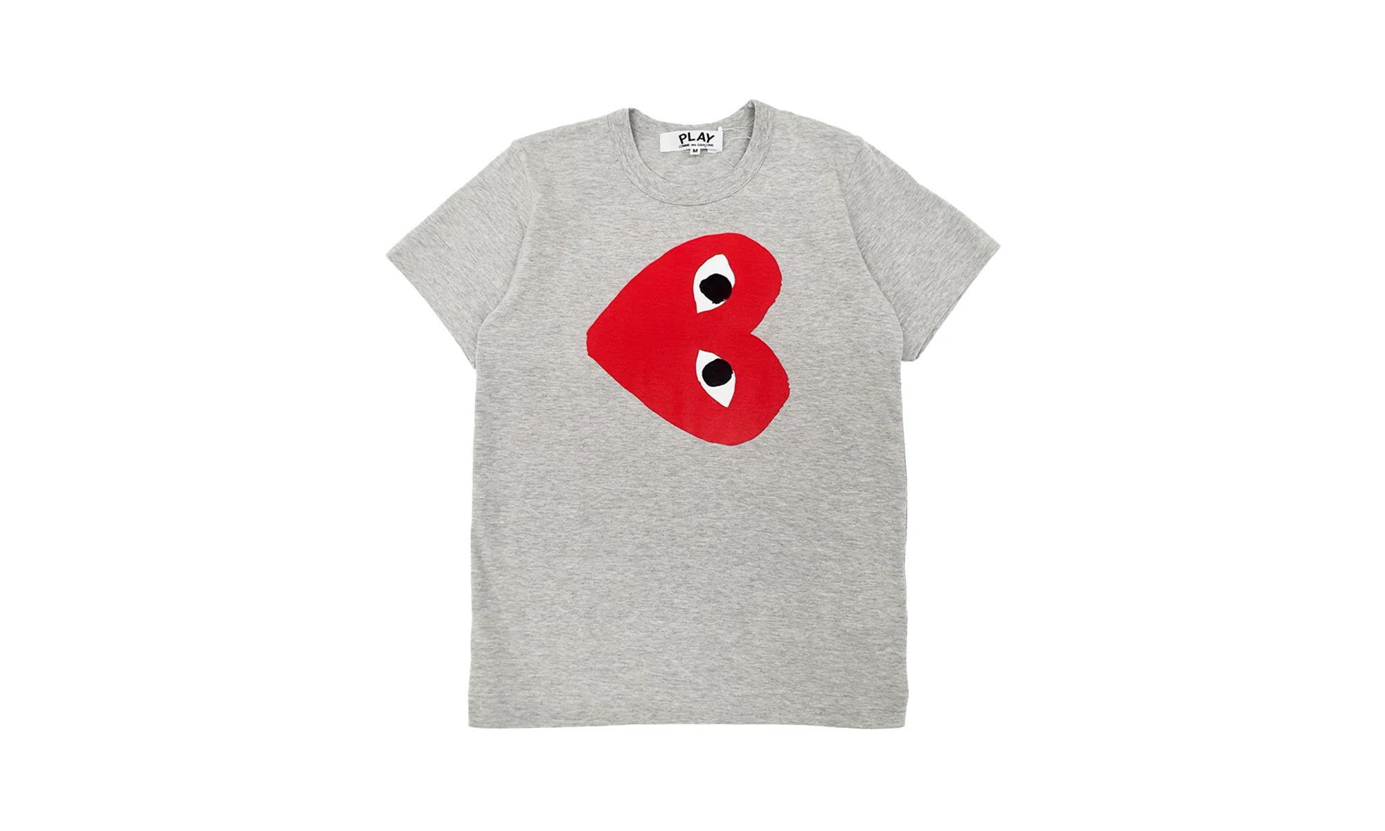 Red Sideways Heart SS Tee "Grey" AZ T264 051 1 4 - 1