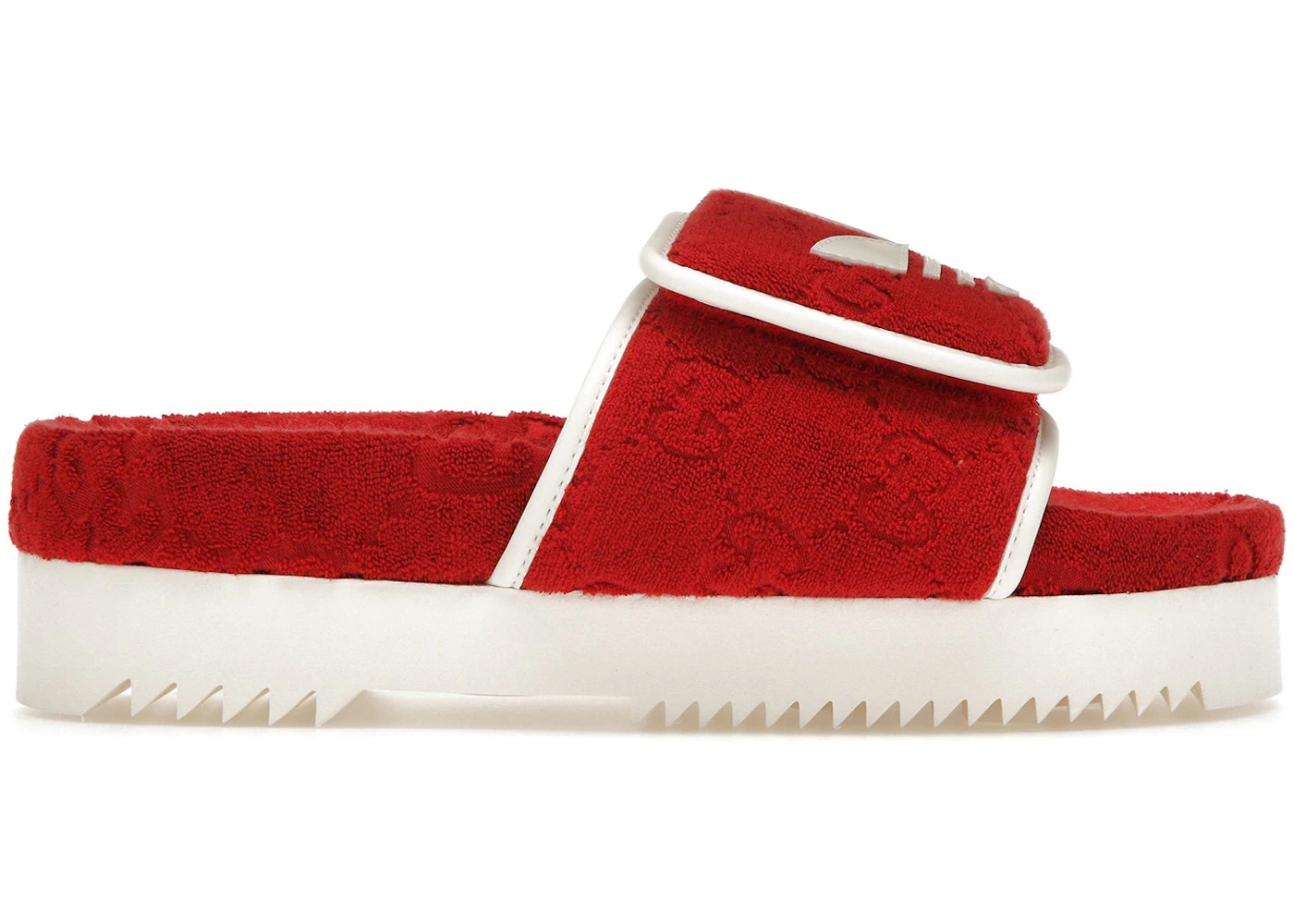 adidas x Gucci Monogram Slide Red - 1