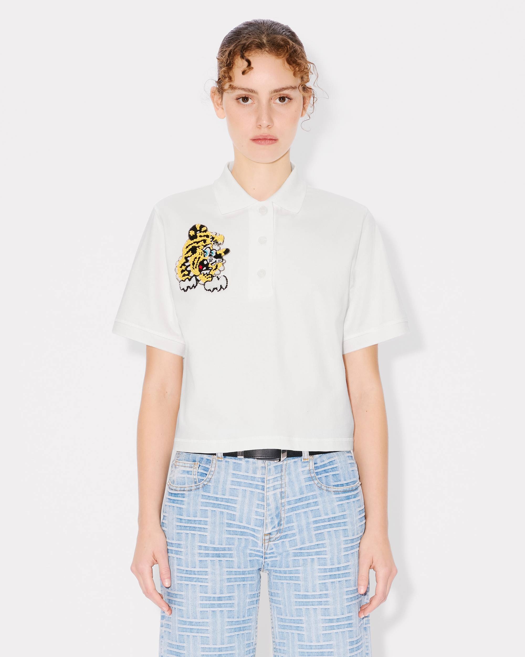 'KENZO by Verdy' embroidered polo in cotton - 3
