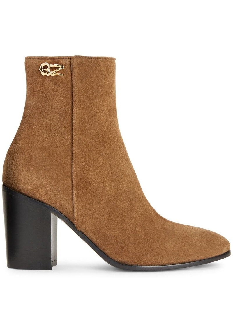 Enriette 80mm suede boots 1