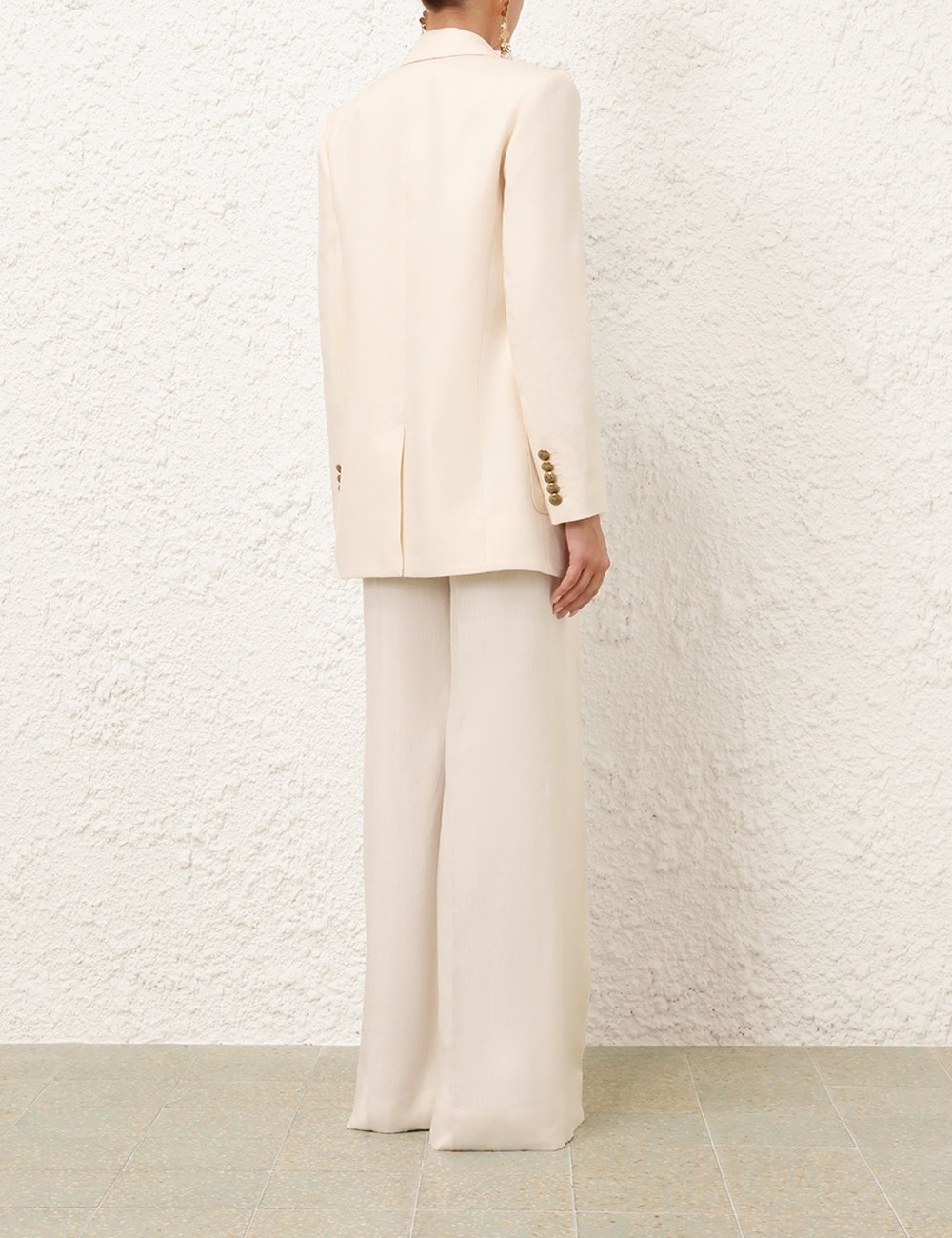 CRUSH LINEN JACKET - 4