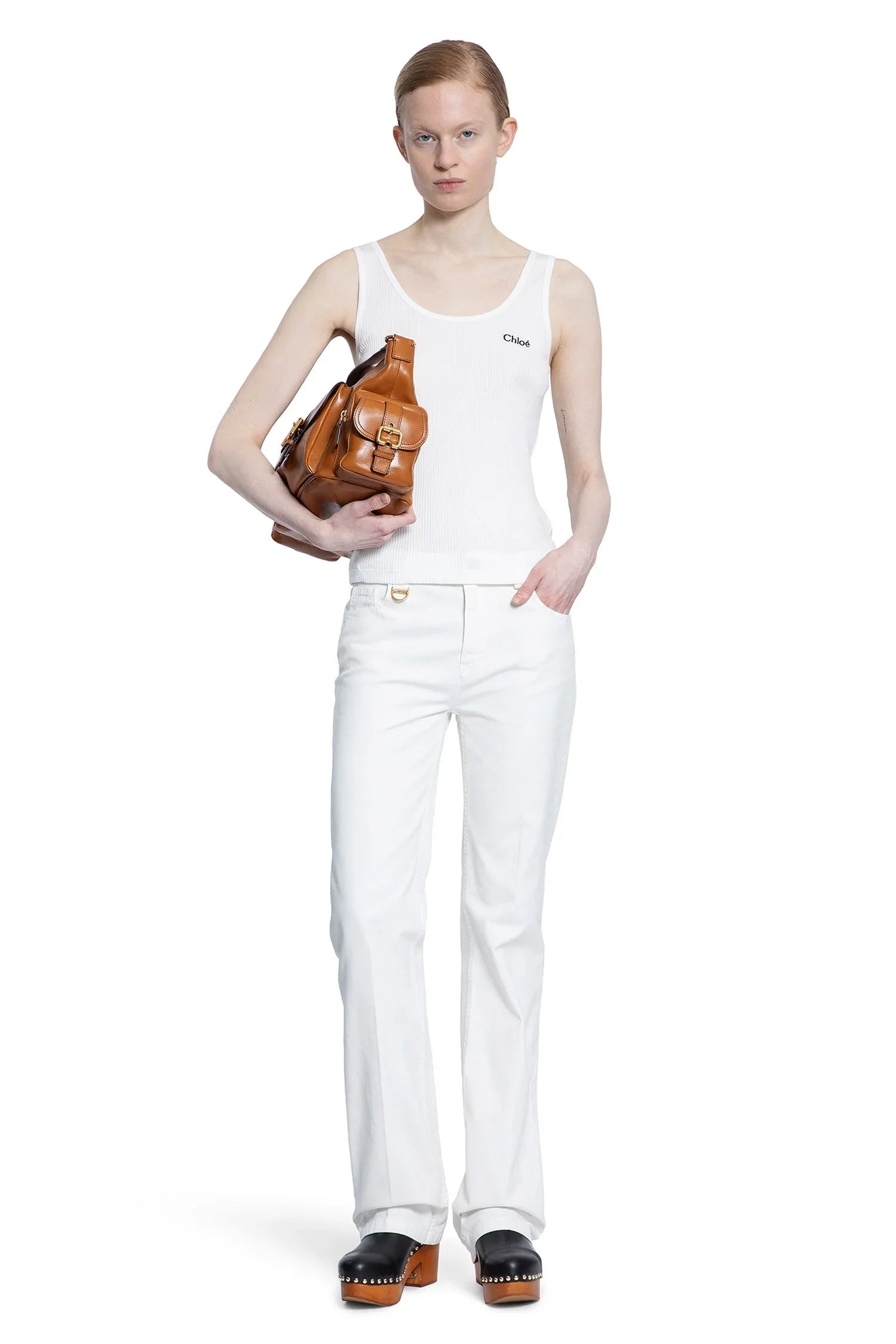 Straight-Trousers-In-Cotton-Canvas - 5