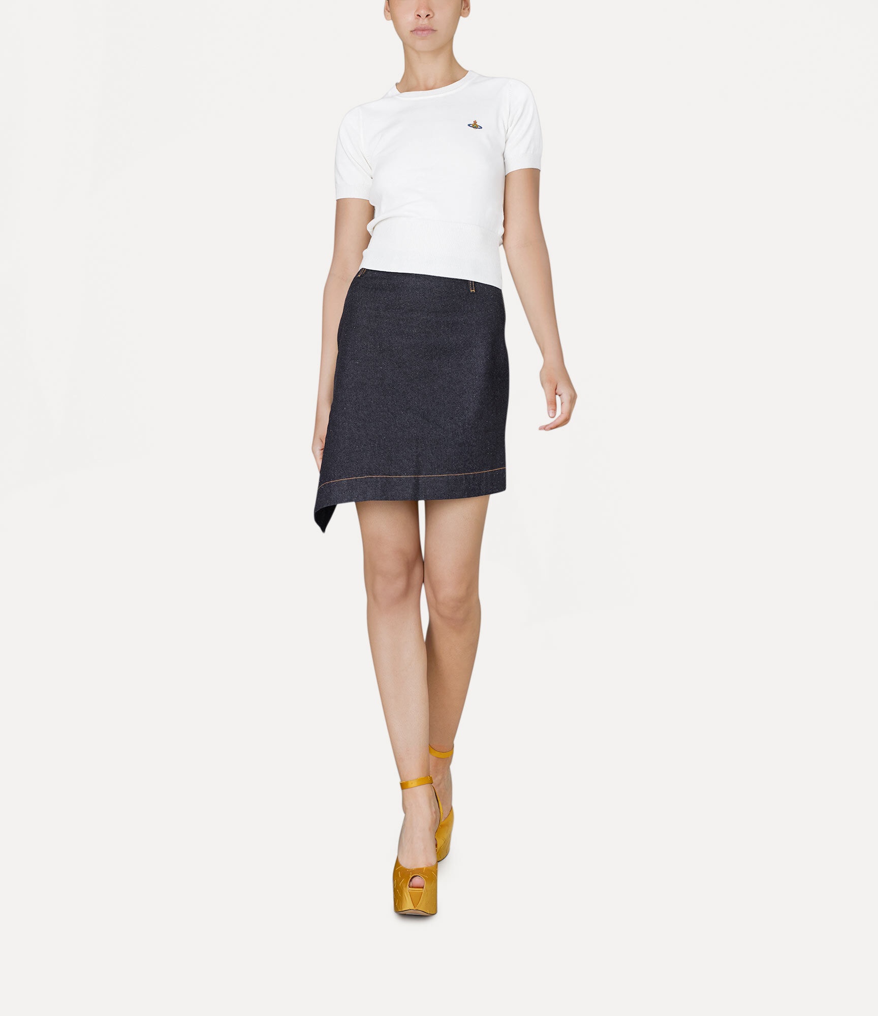 MINI SAIL DENIM SKIRT - 2