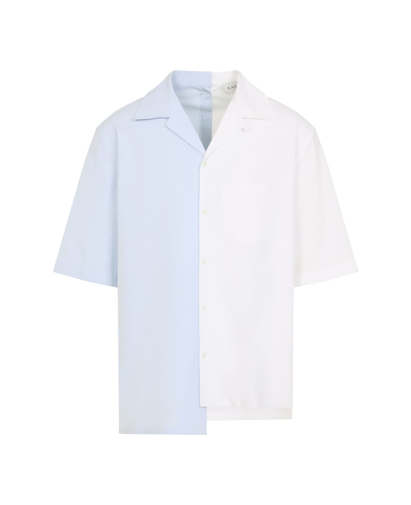 Bicolor Asymmetric Shirt - 2