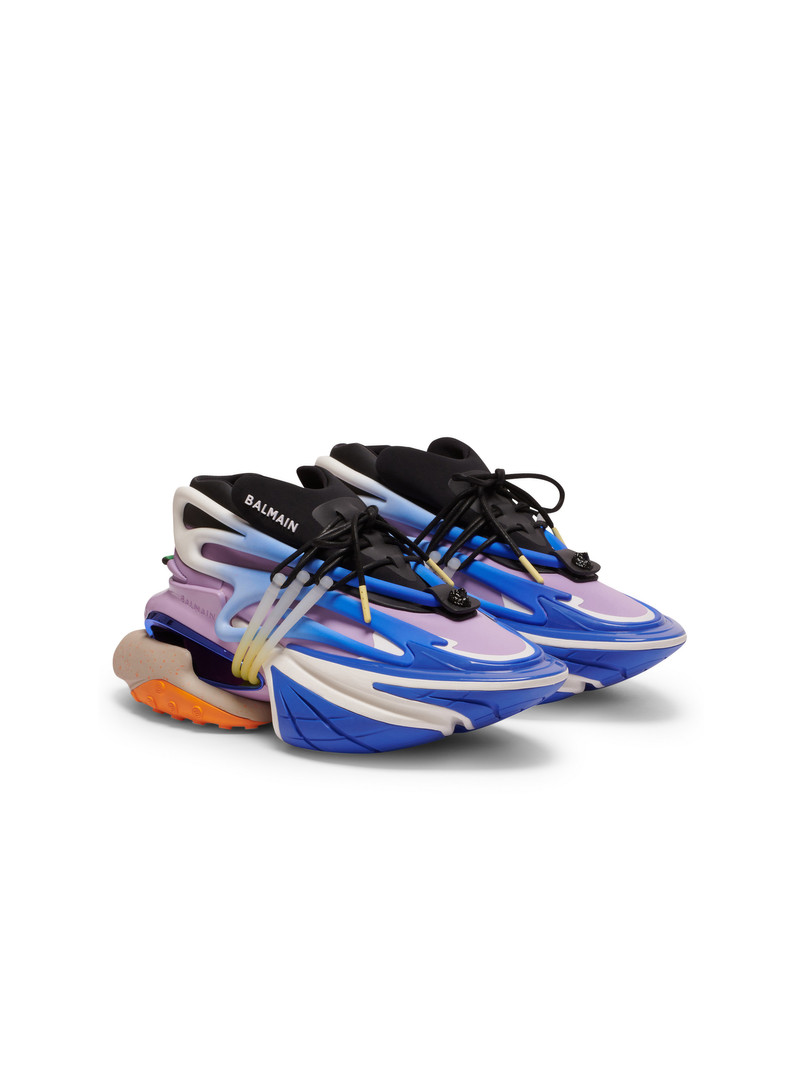 Unicorn low-top trainers in neoprene and leather 2