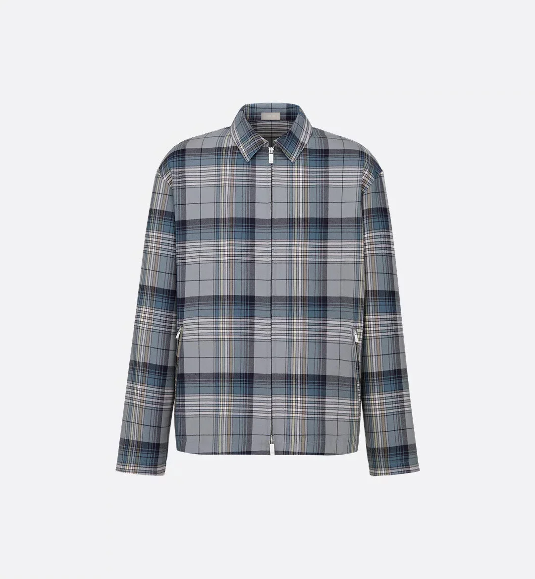 Dior Checked Zip-up Shirt - 1
