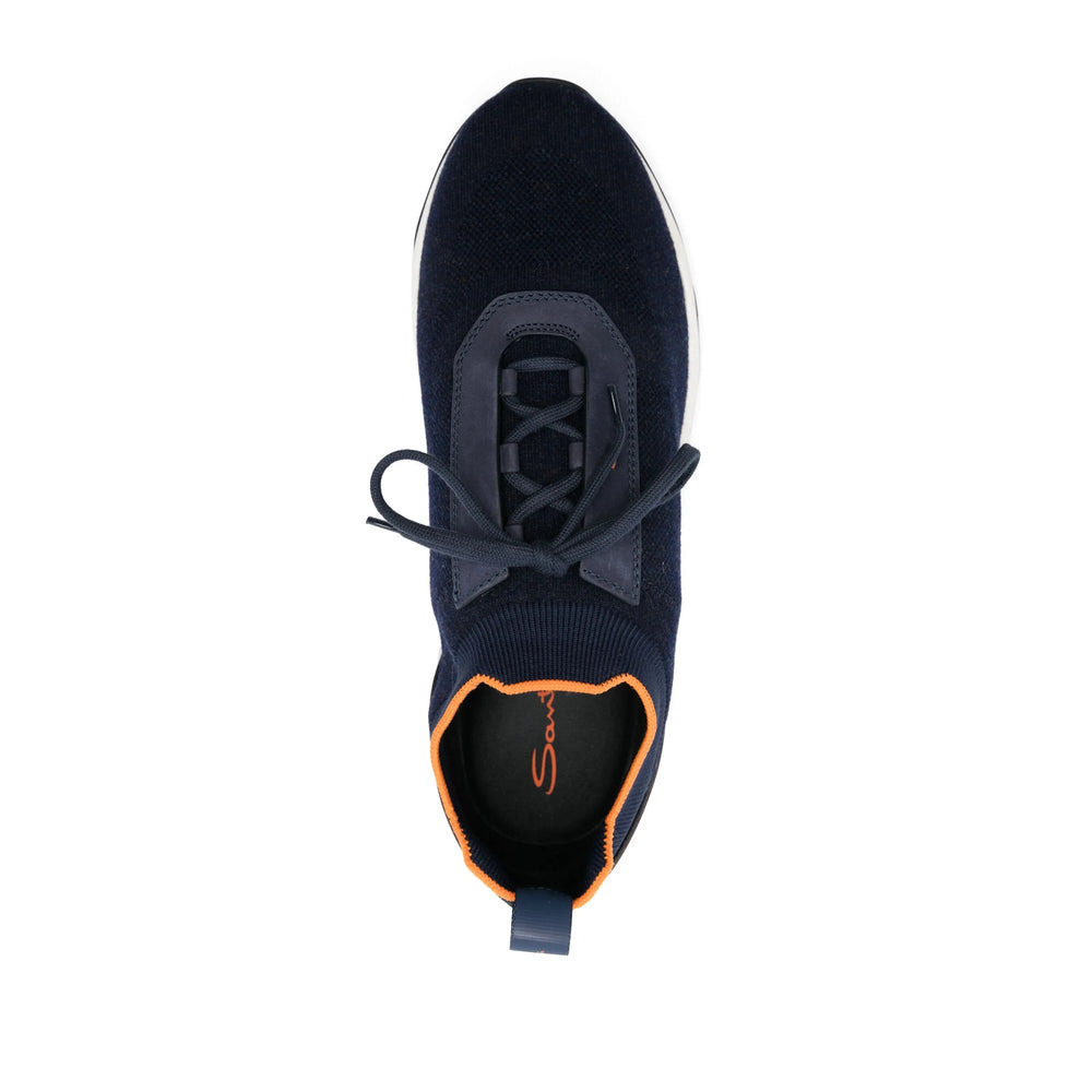 Santoni Blue Trainers - Low-Tops Men - 3