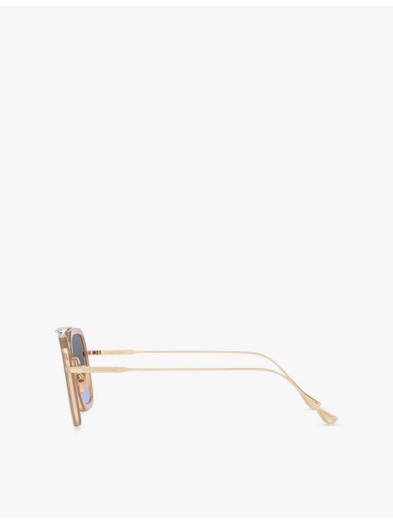 D4000418 Aviator-Frame Metal Sunglasses 3