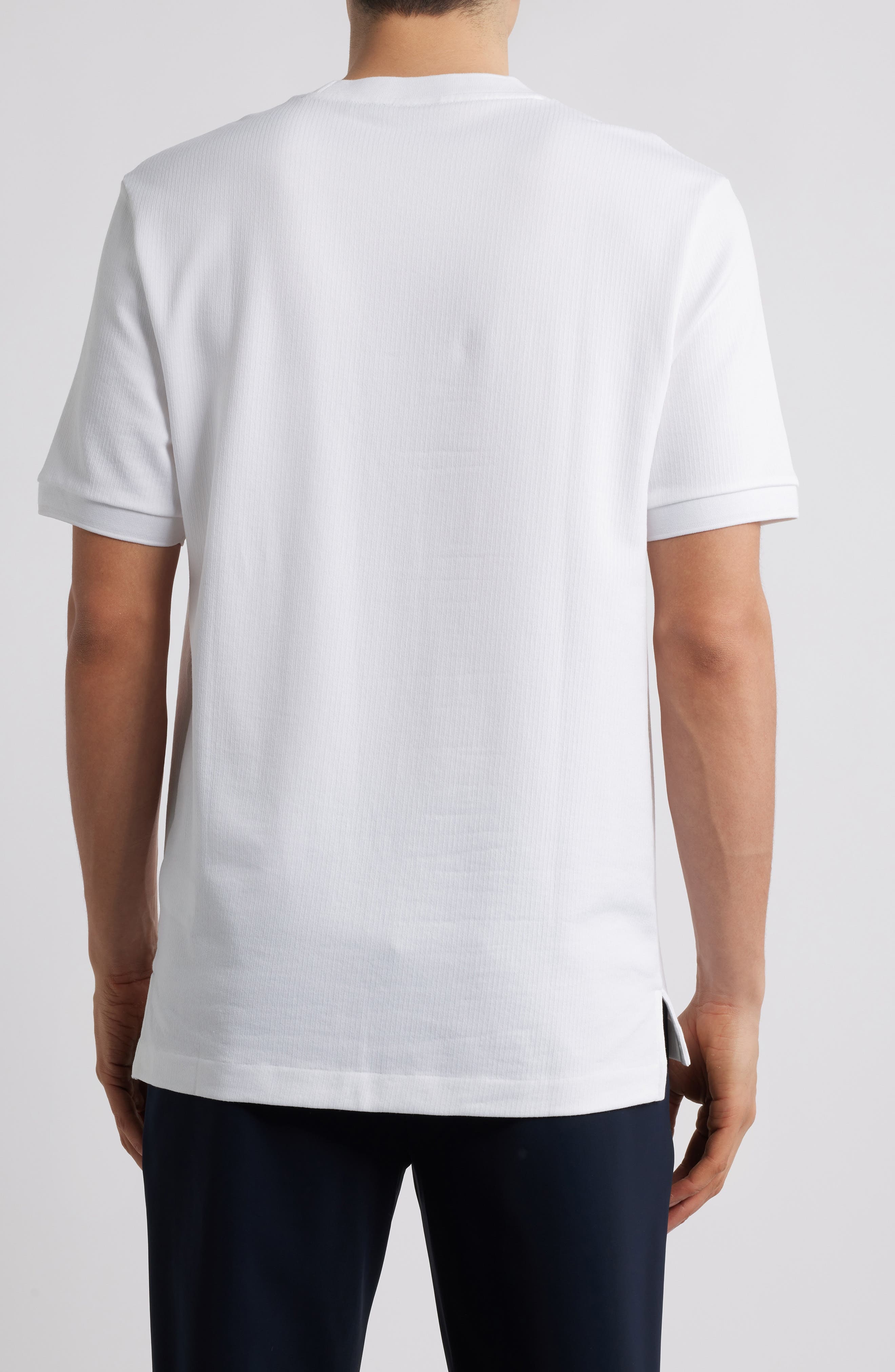 BOSS Taut Solid Cotton Blend T-Shirt in White at Nordstrom - 2