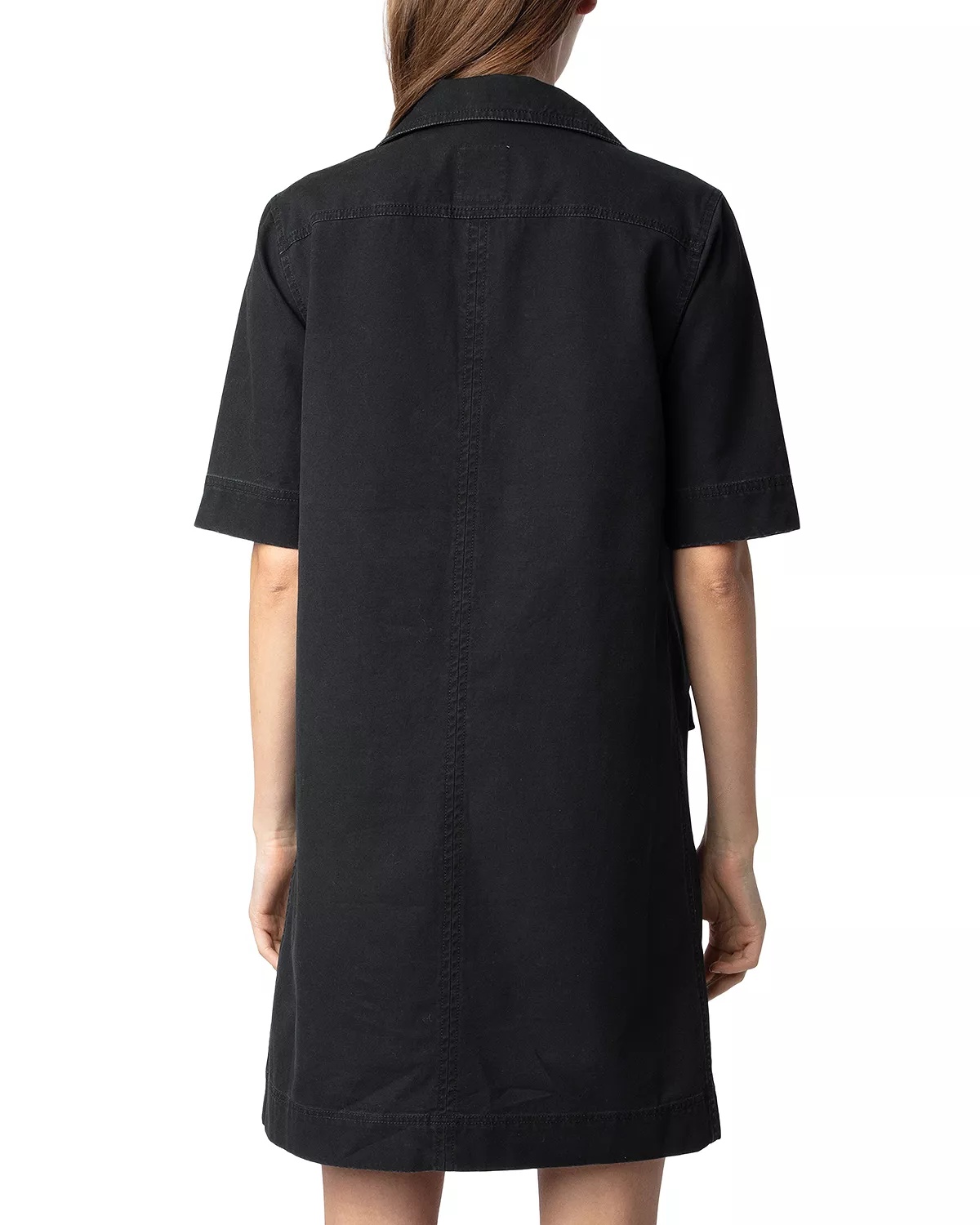 Record Military Cotton Mini Dress - 3