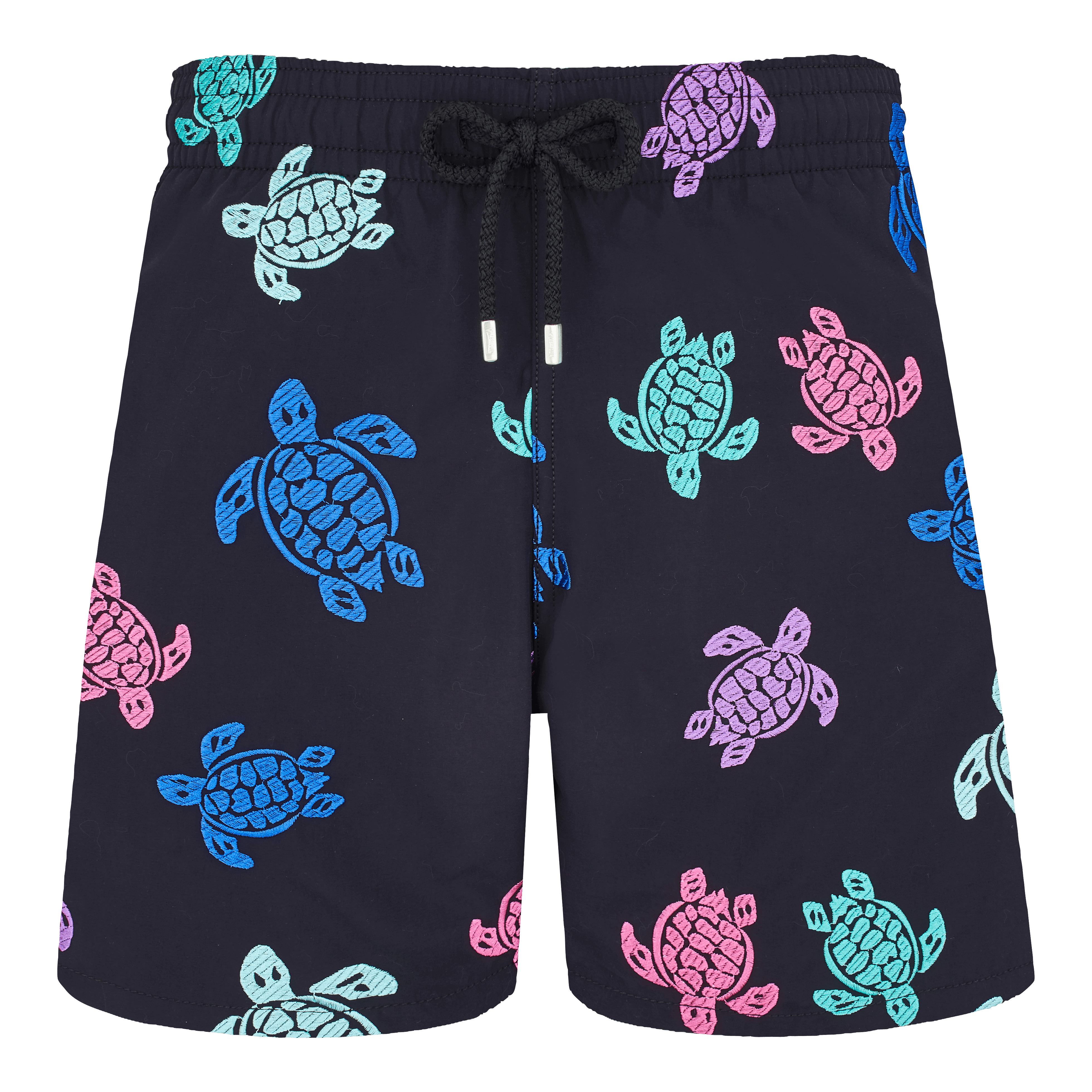 Men Swim Trunks Embroidered Tortue Multicolore - Limited Edition - 1