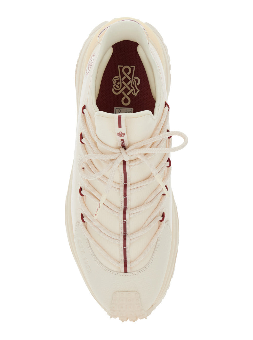 Moncler Men 'Trailgrip Lite2' Beige Low Top Sneakers With Logo In Tech Fabrics Mix Man - 4
