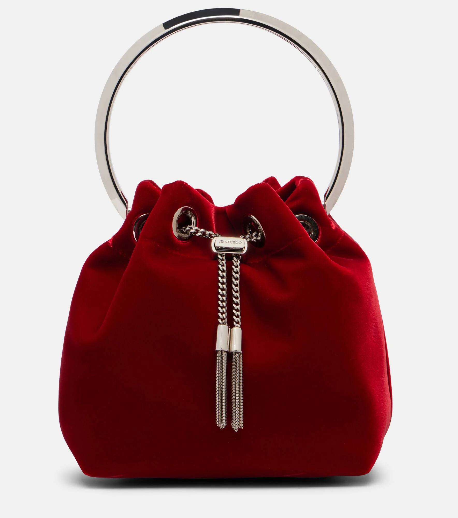 Bon Bon Small velvet bucket bag - 1