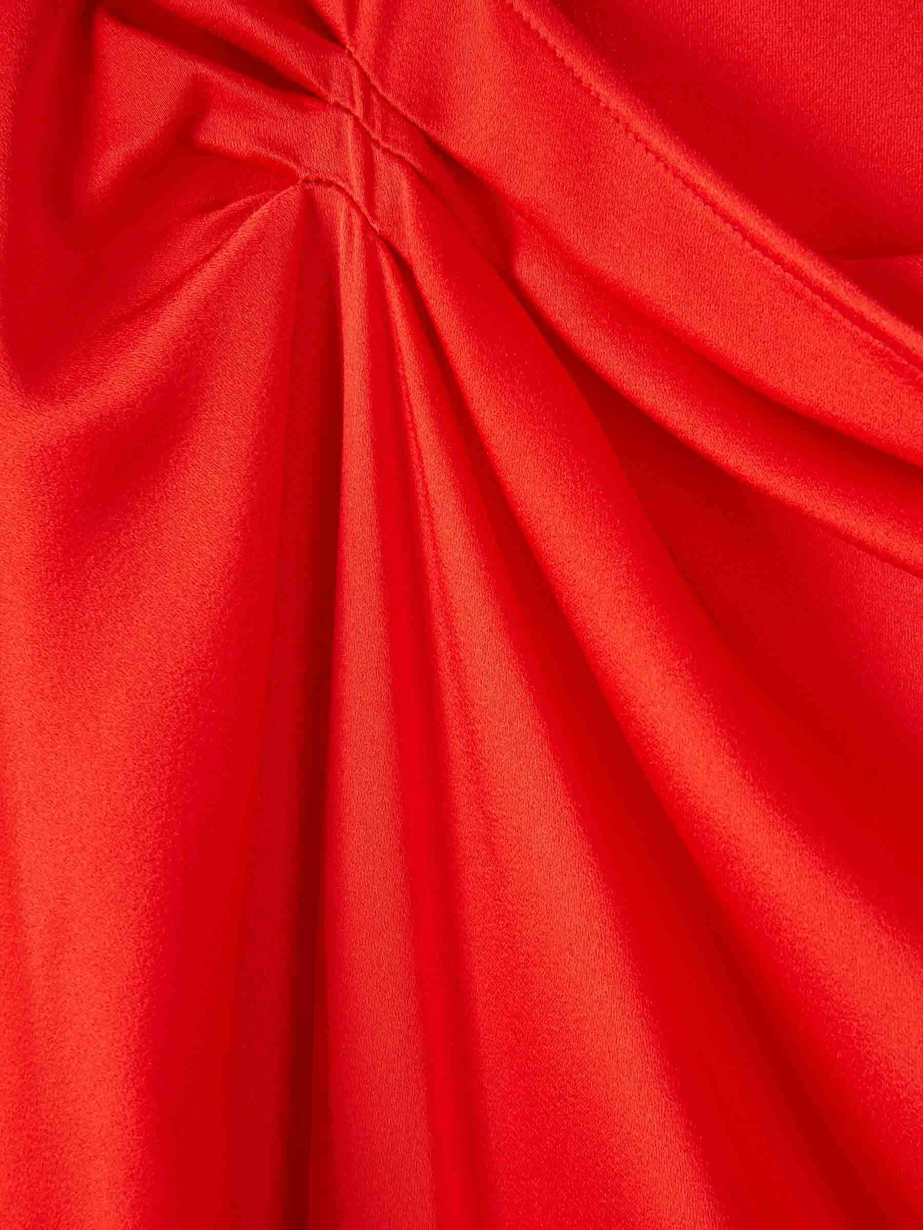 SATIN MIDI DRESS - 3